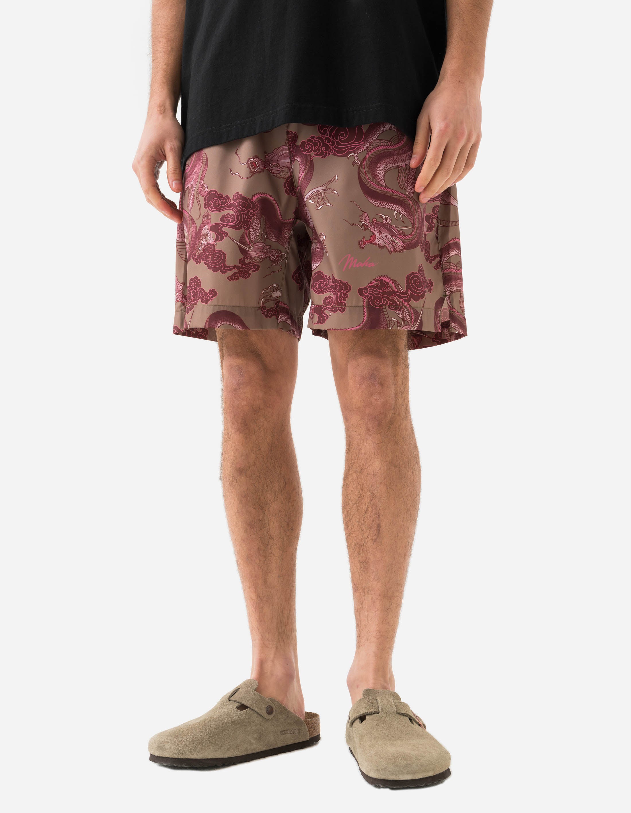 1487 Sashiko Patchwork Swim Shorts Navy/Ecru – Maharishi
