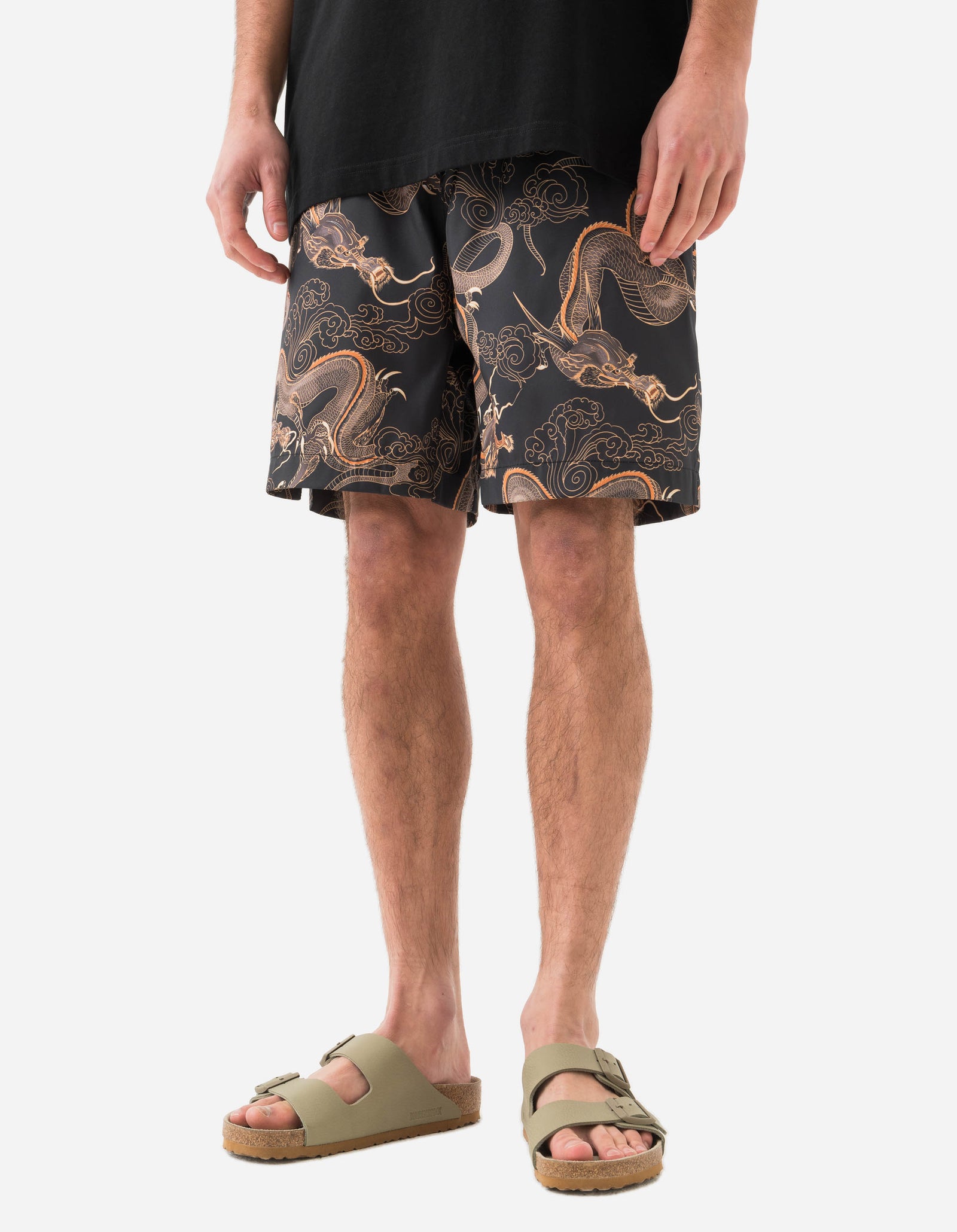 1549 Dragon Swim Shorts Black
