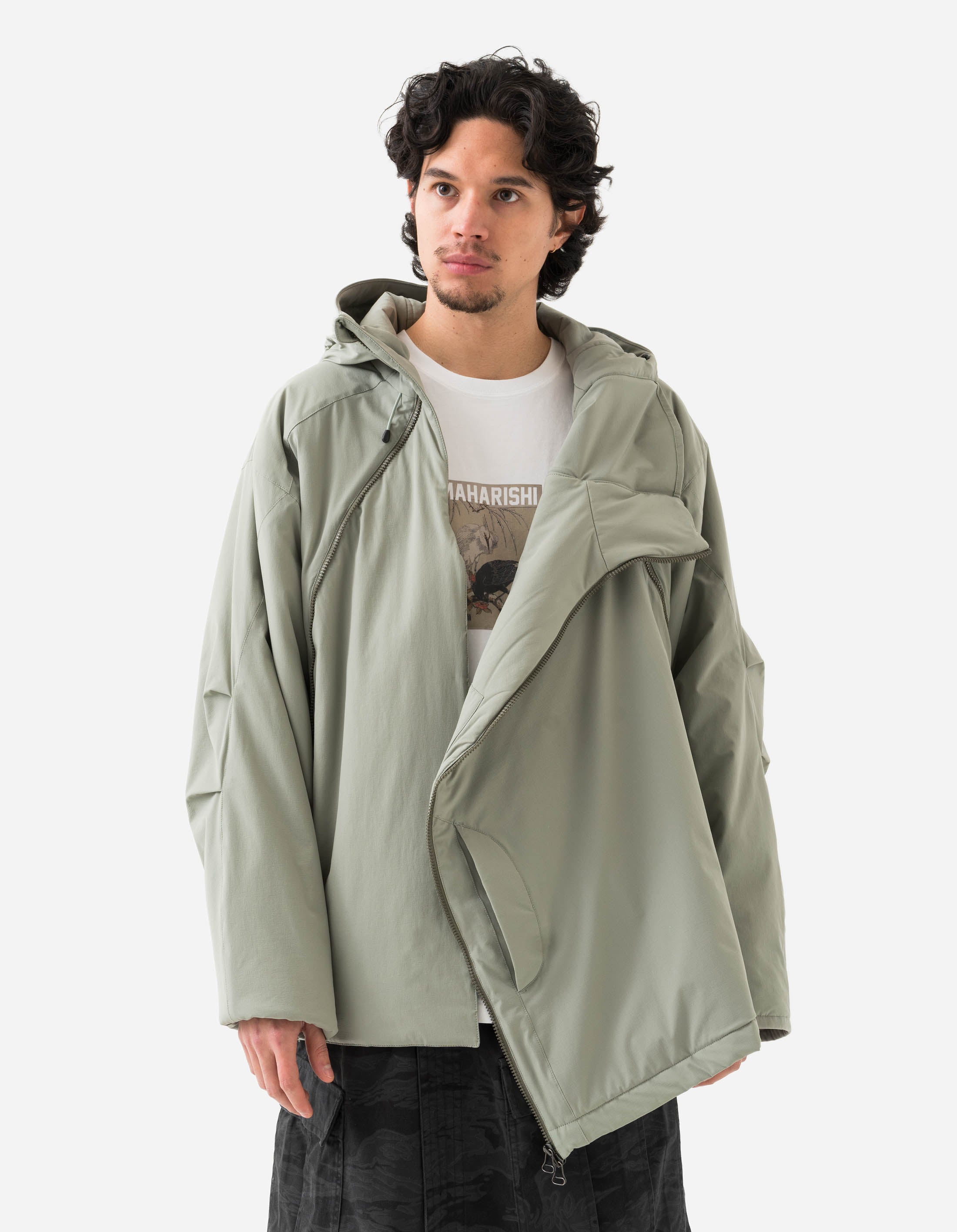 名作 6023 Maharishi – Sage Hoody Padded Asym Oversized ジャケット・アウター