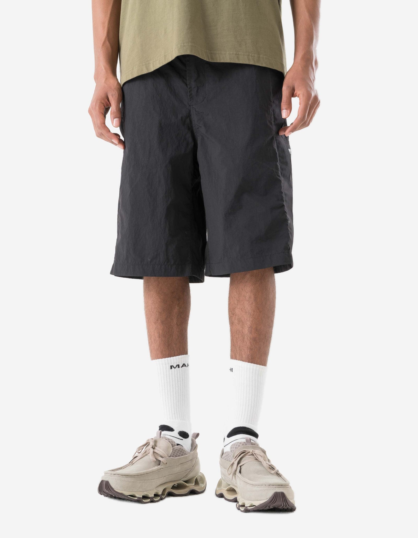 7205 Tech Hakama Shorts Black