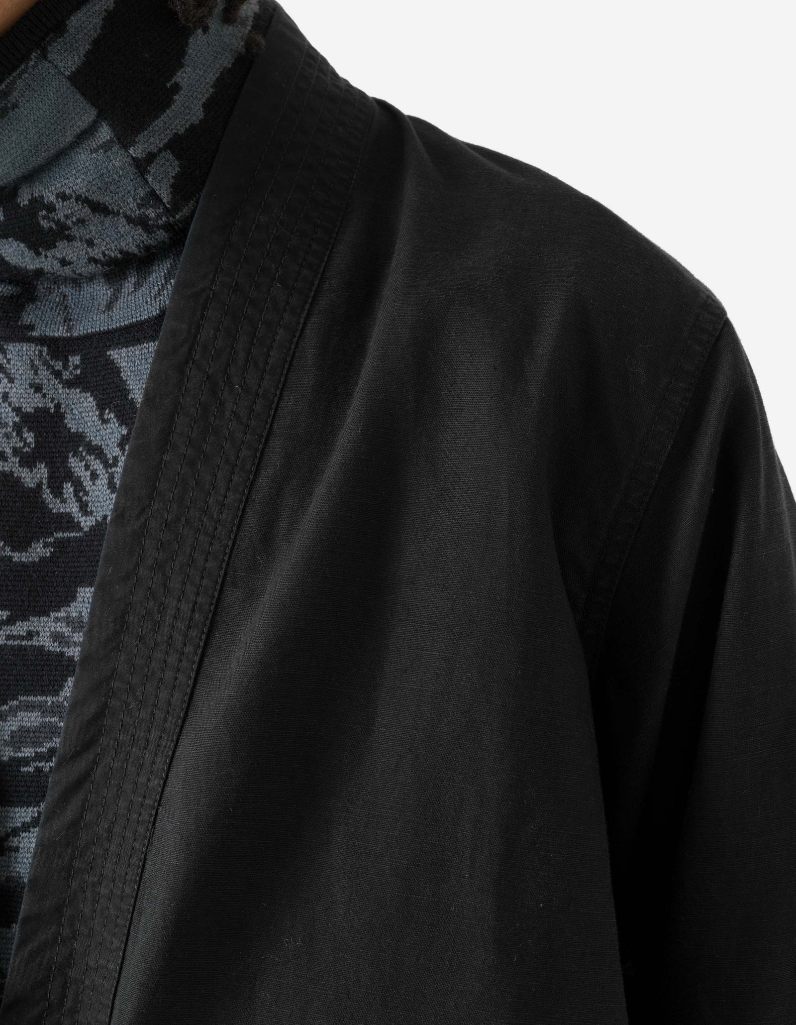 7399 WR Hemp Hanten Shirt Black