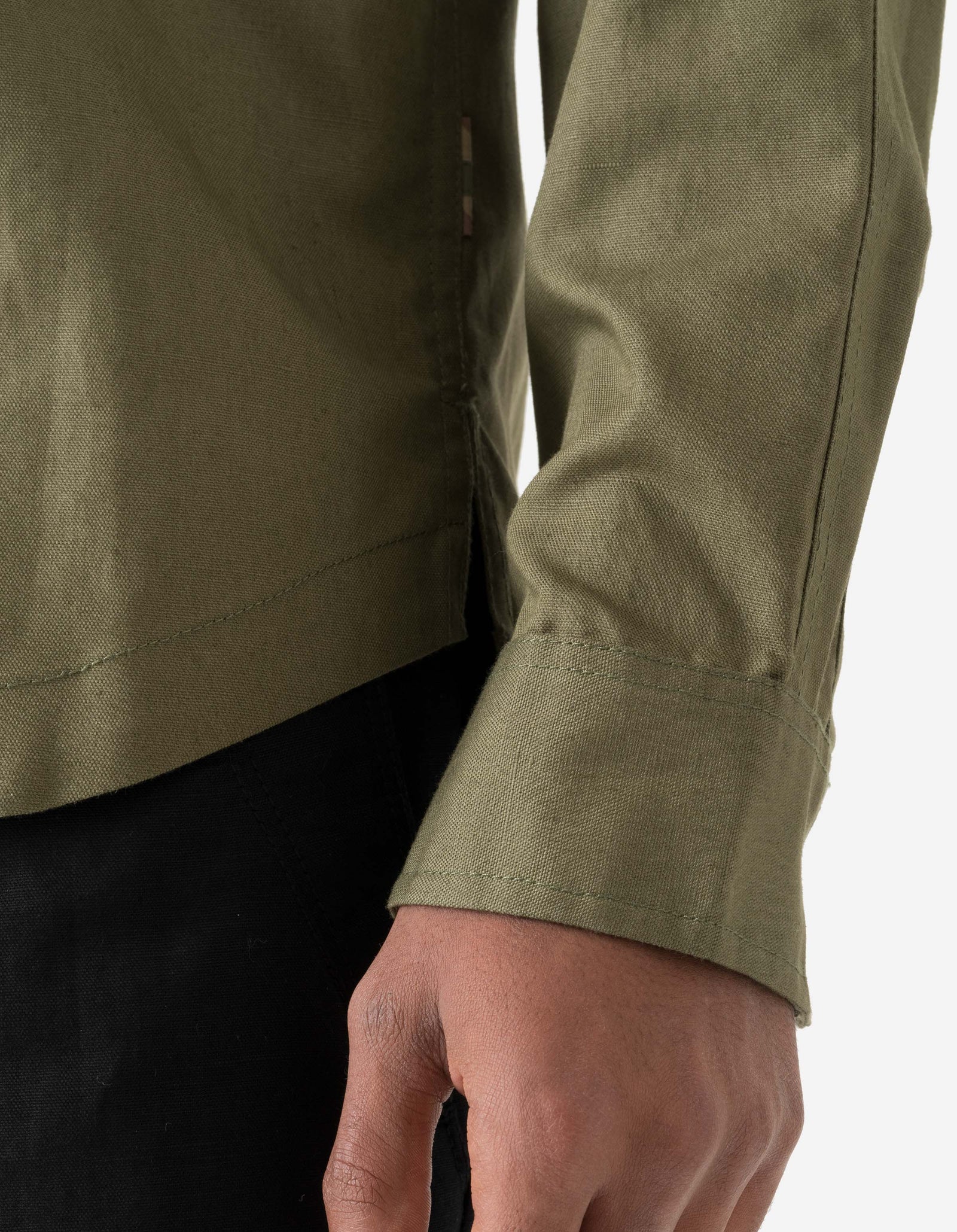 7402 WR Hemp Custom Shirt Olive OG-107F