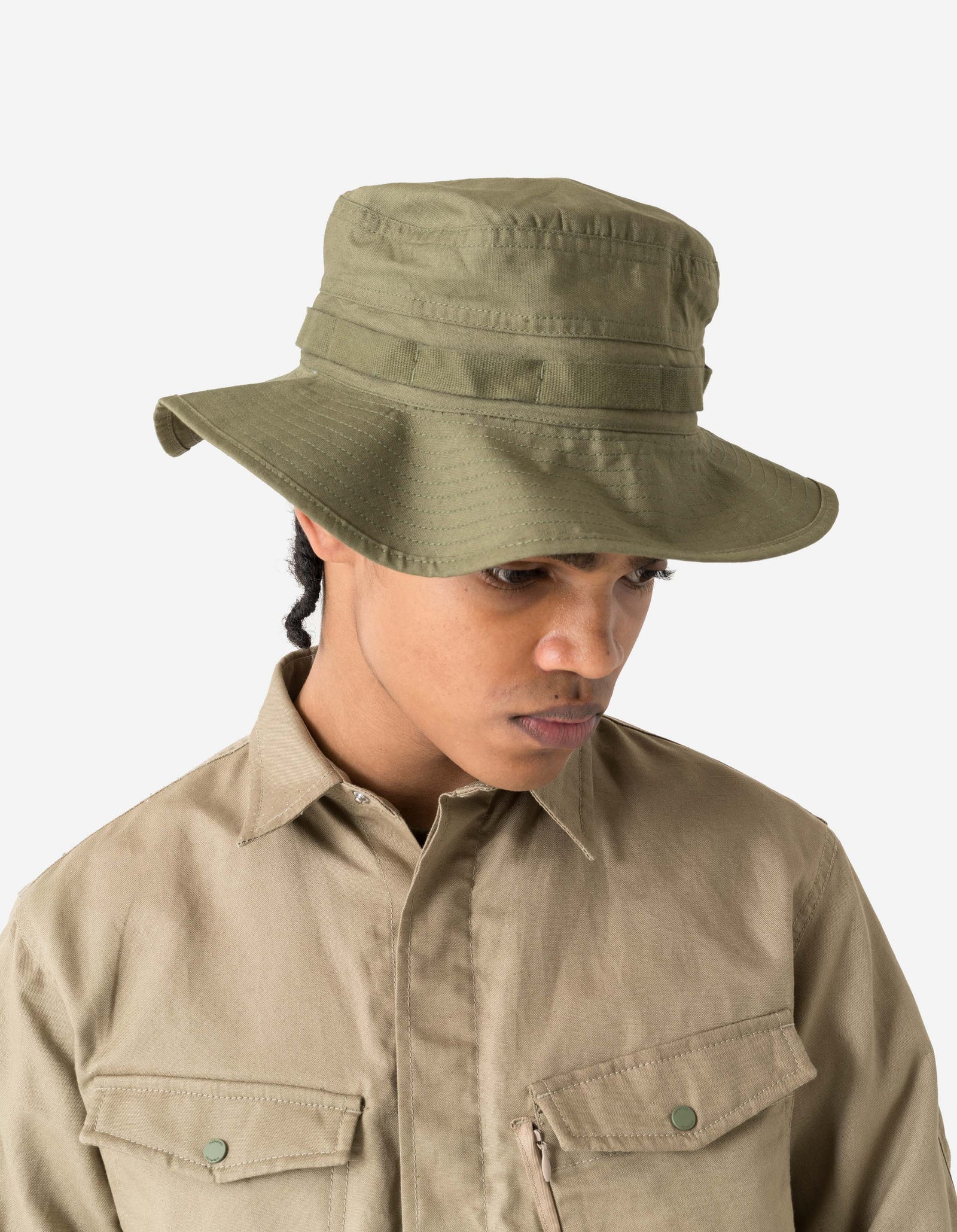 7221 Cotton Hemp WR Boonie Hat Olive OG-107F