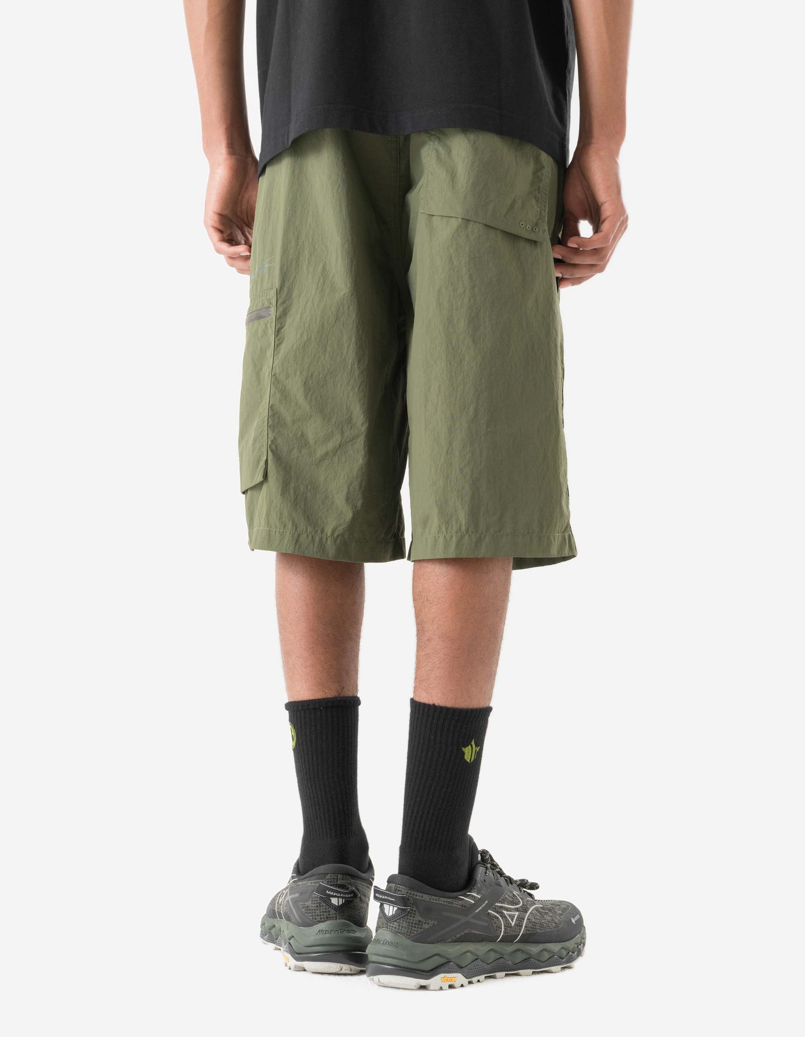 7205 Tech Hakama Shorts Olive