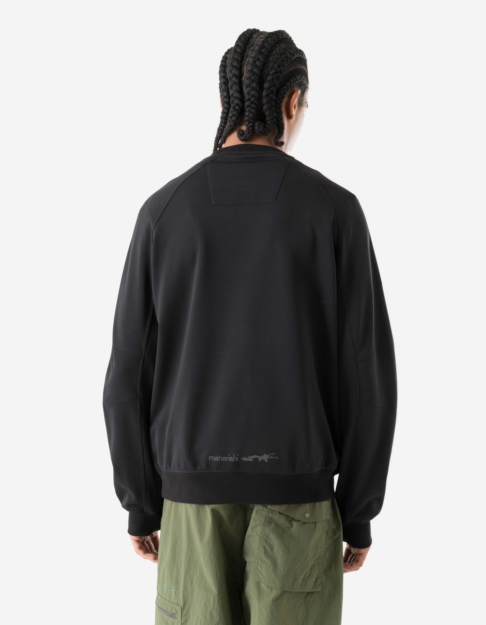 7202 Cordura Fleece Crew Sweat Black