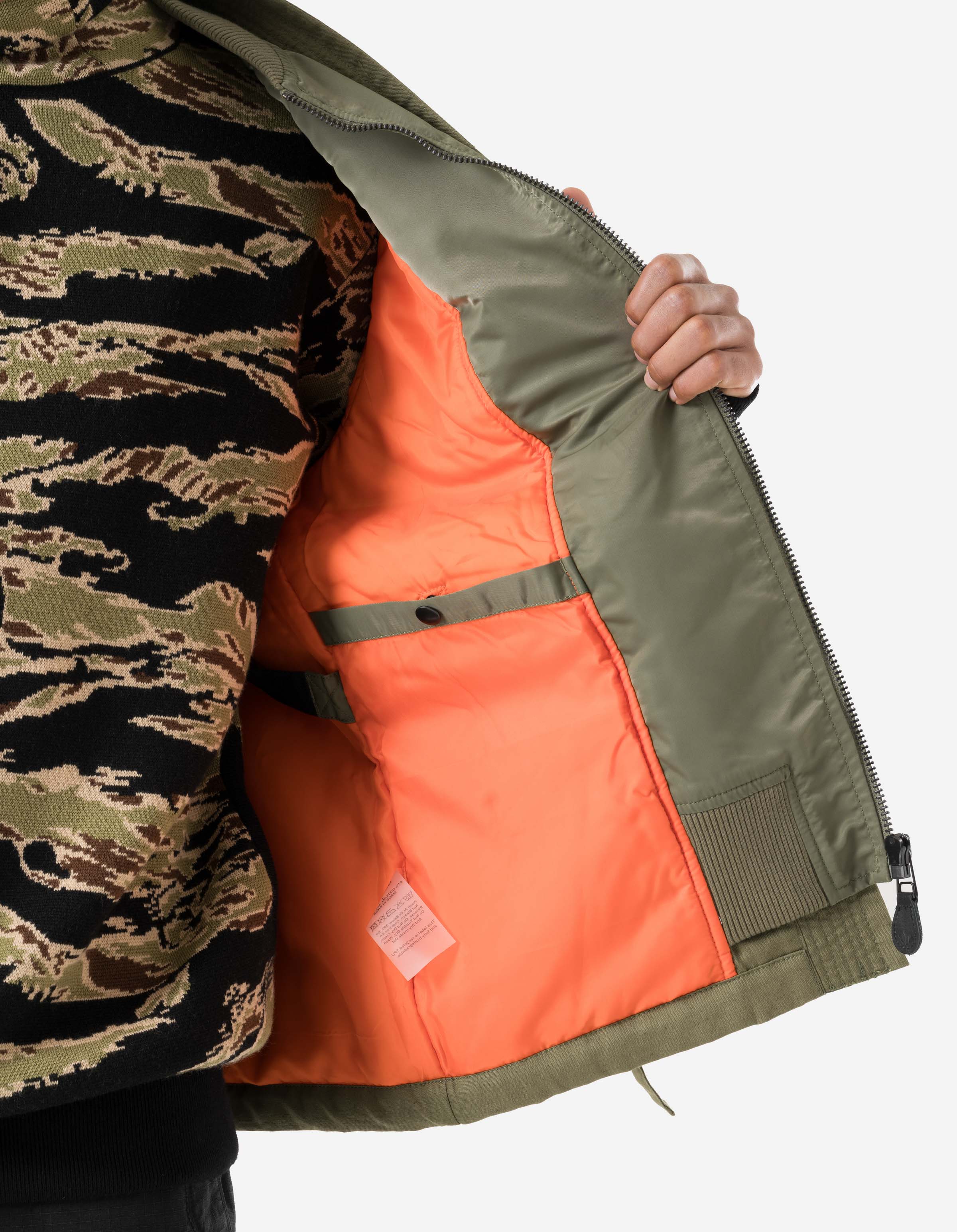 7213 Duality L2-B Flight Kimono Olive OG-107F – Maharishi