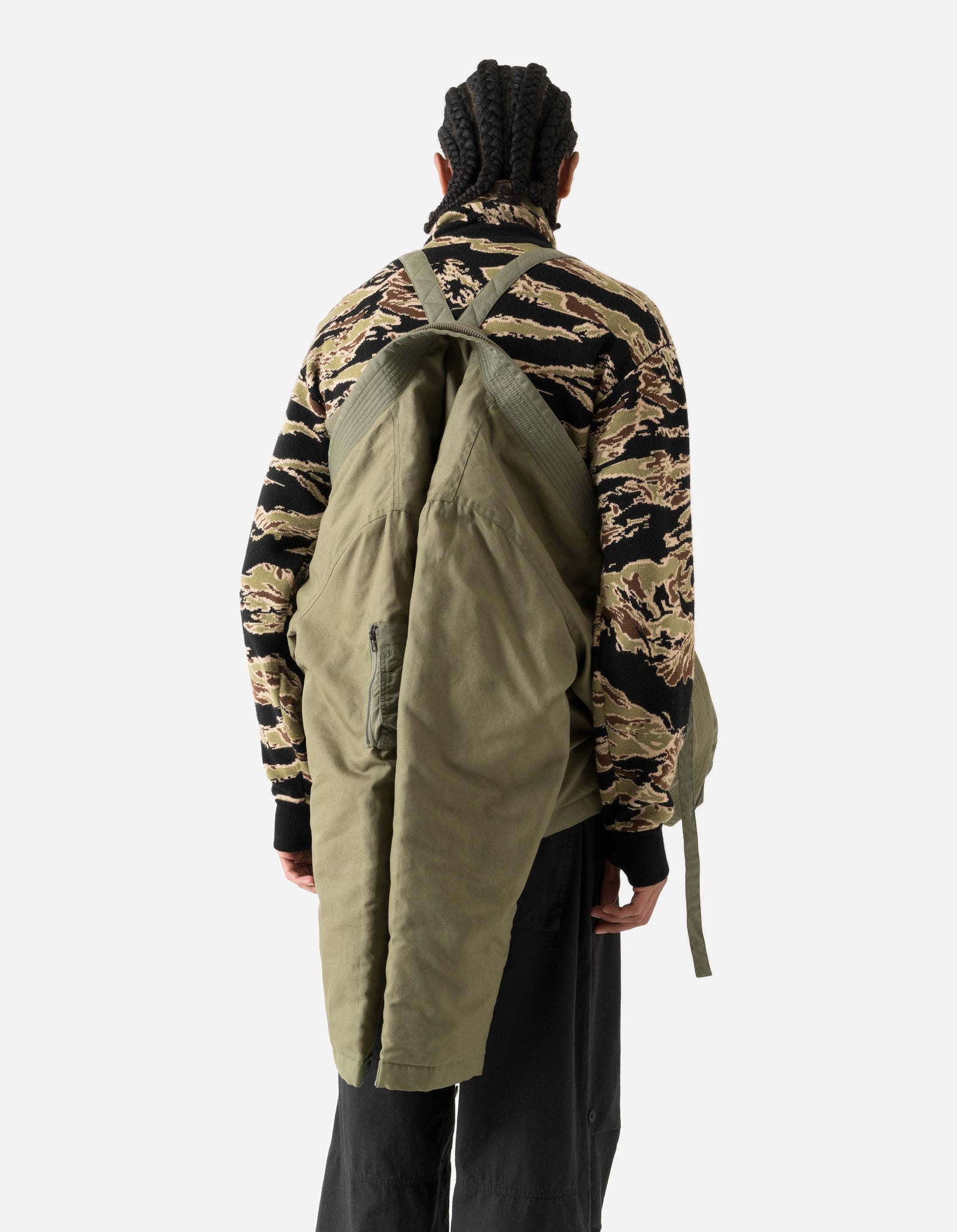7213 Duality L2-B Flight Kimono Olive OG-107F