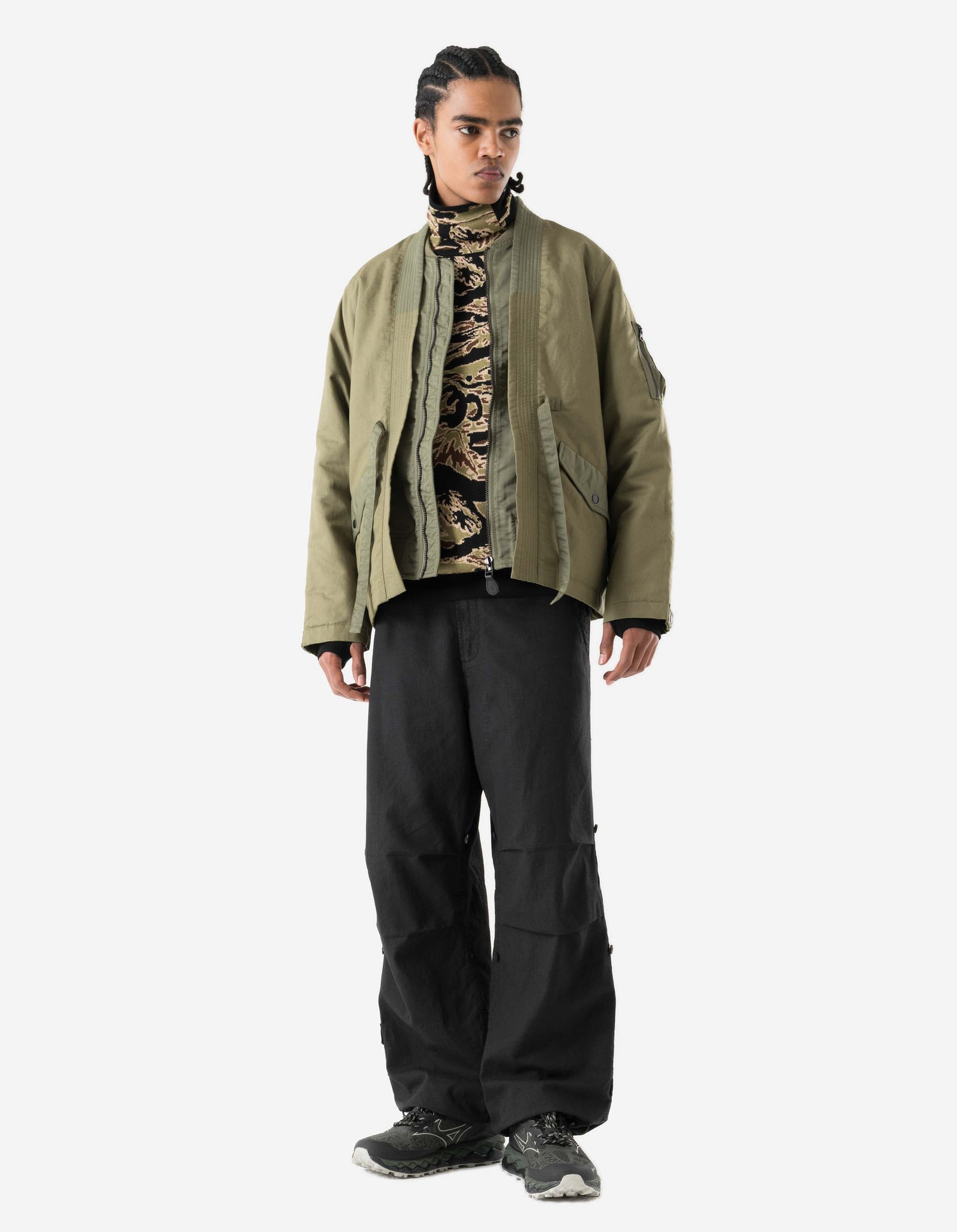 7213 Duality L2-B Flight Kimono Olive OG-107F