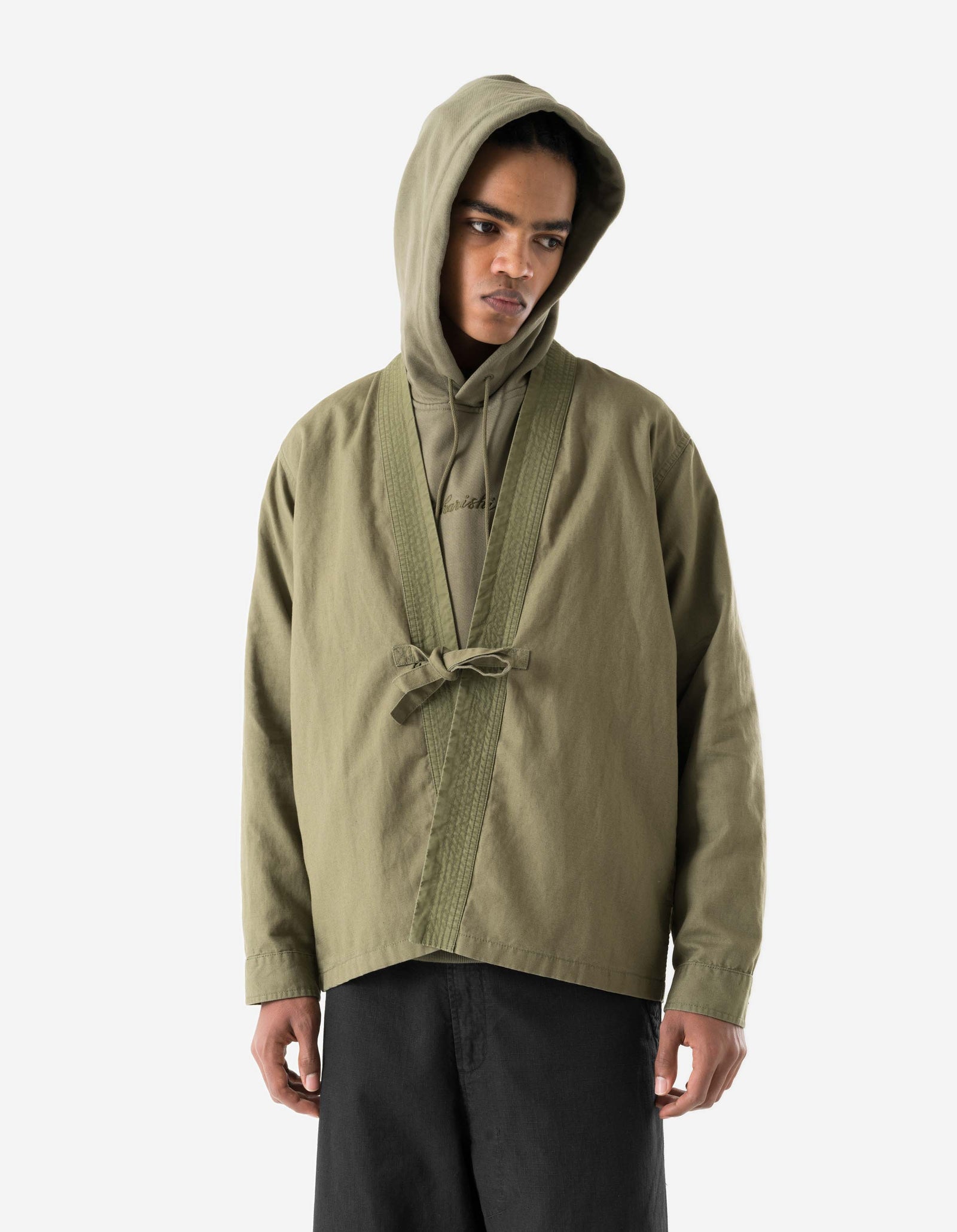 7399 WR Hemp Hanten Shirt Olive OG-107F