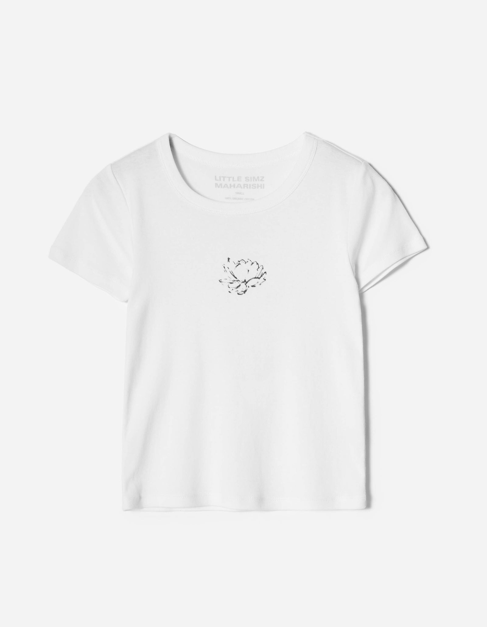 7389 MAHASIMBI Lotus Women's Fitted T-Shirt White