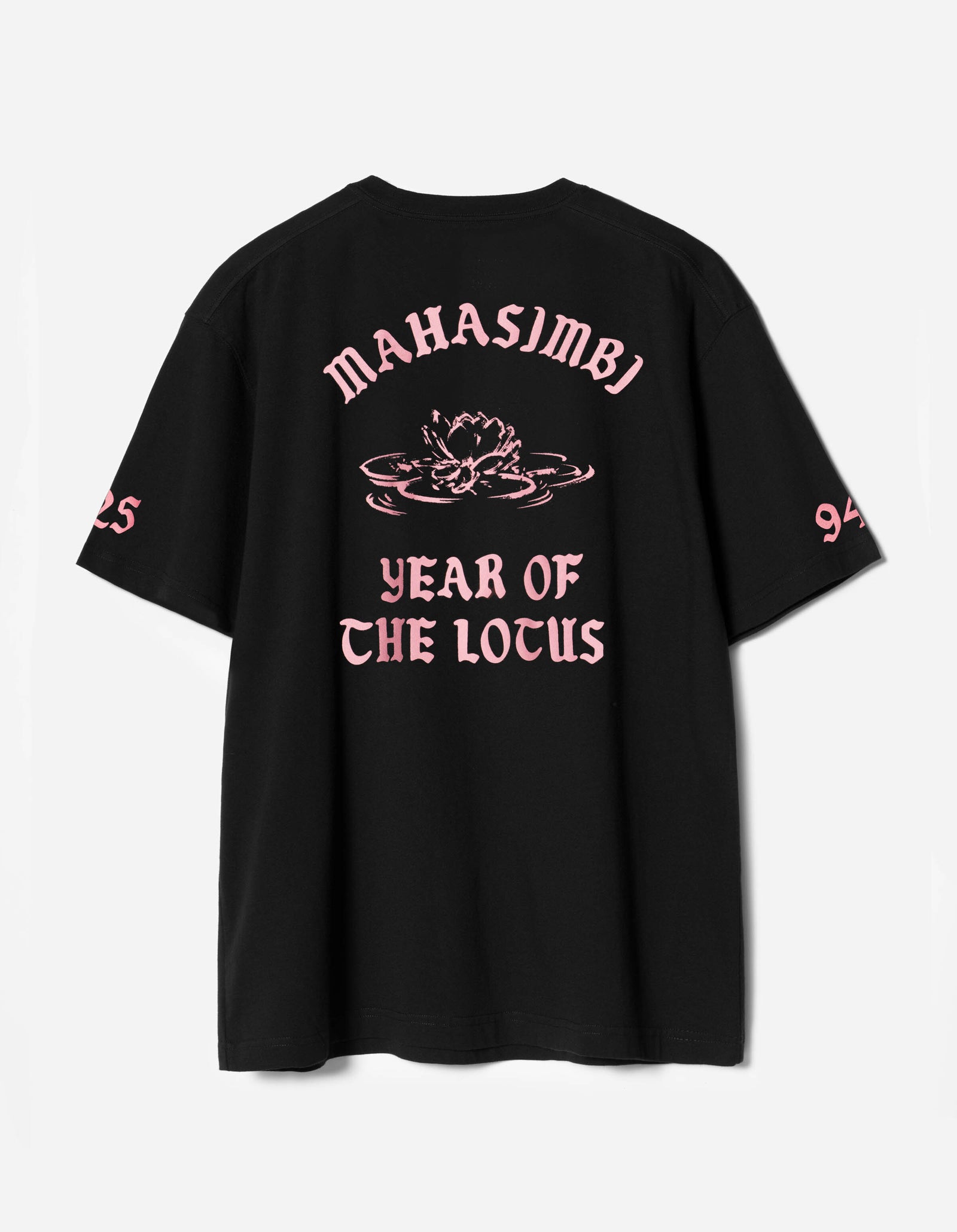 7390 MAHASIMBI Lotus Unisex T-Shirt Black
