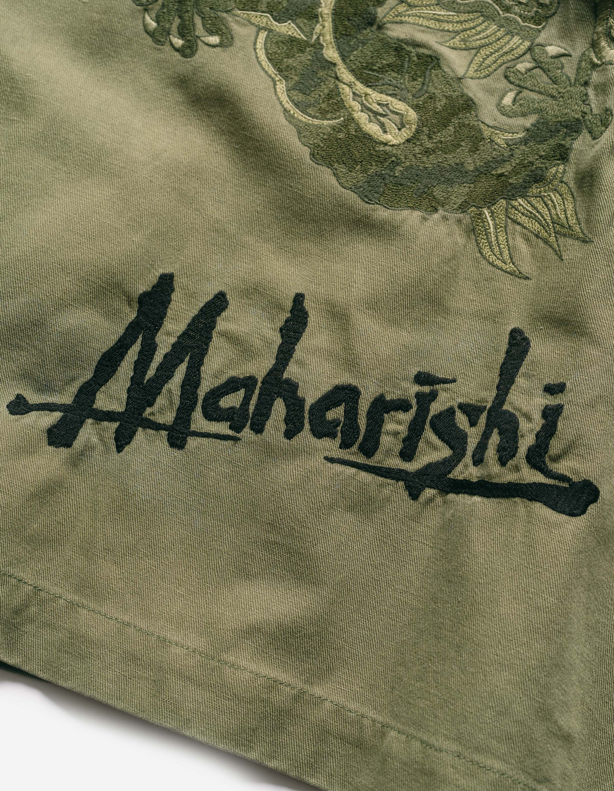 7599 Marrharishi Utility Shirt Olive OG-107F