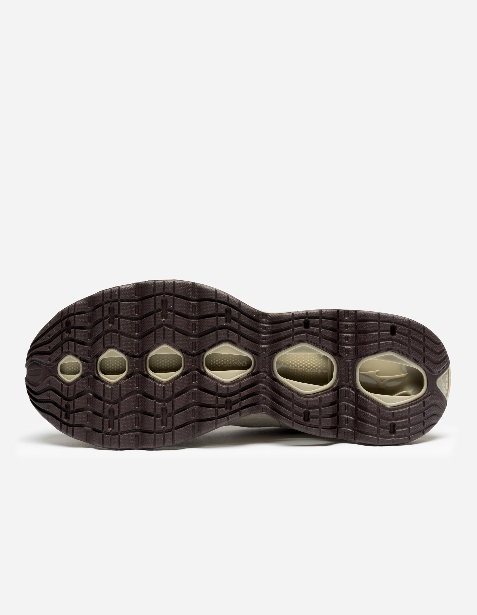 Close-up of a shoe sole with a white background