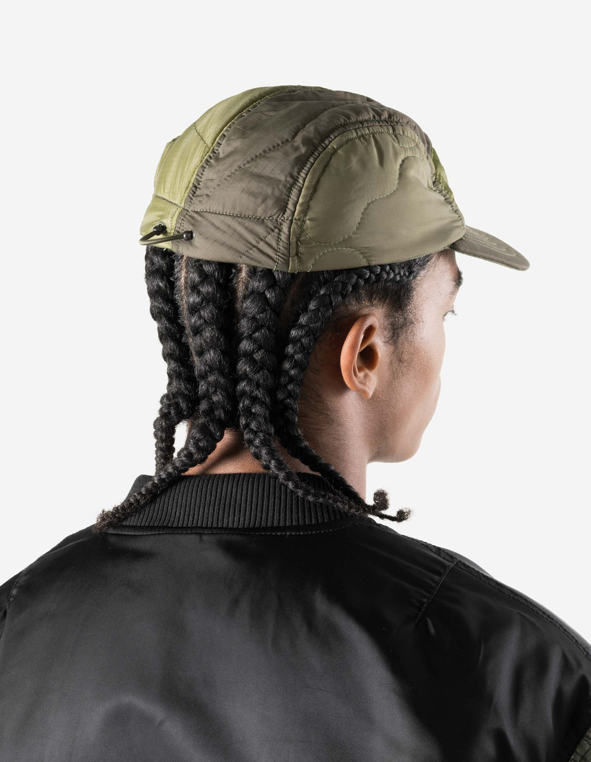 7731 Upcycled Liners 5 Panel Cap Olive