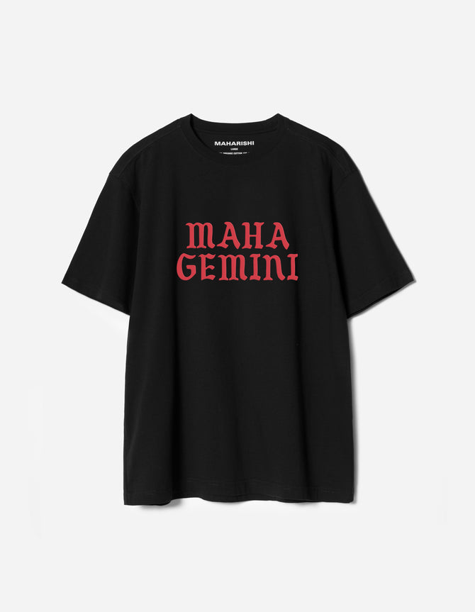 7748 Gemini Organic Zodiac T-Shirt Black