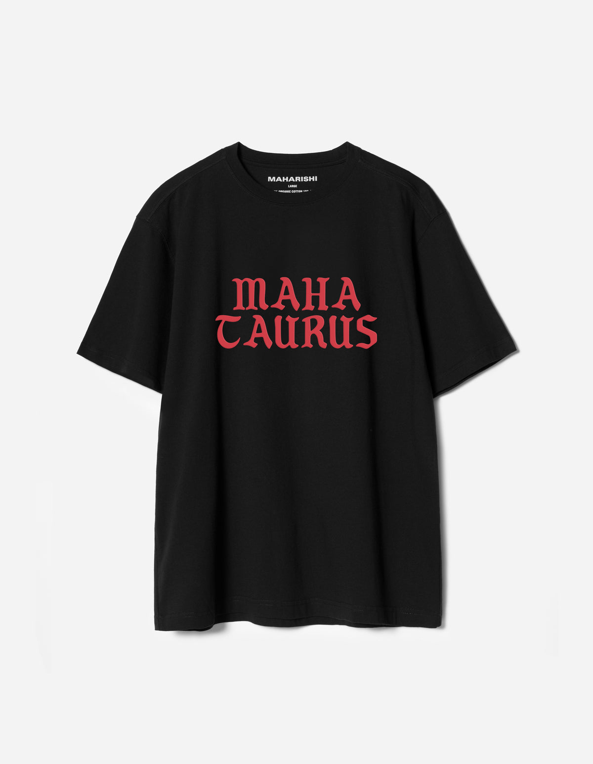 7751 Taurus Organic Zodiac T-Shirt Black