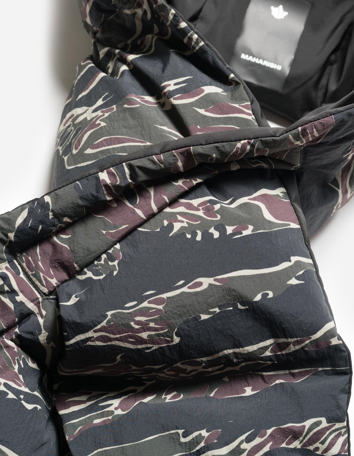 7797 Camo Hooded Puffer Scarf Jungle