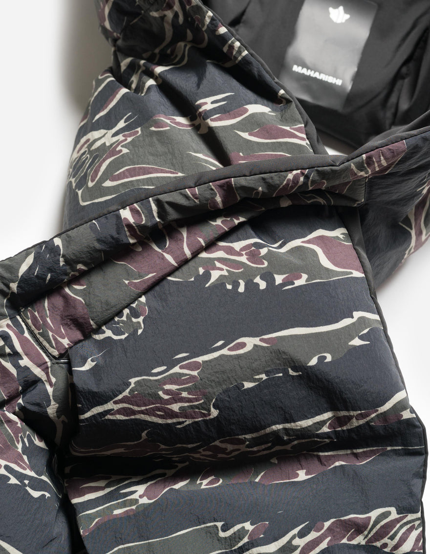 7797 Camo Hooded Puffer Scarf Jungle