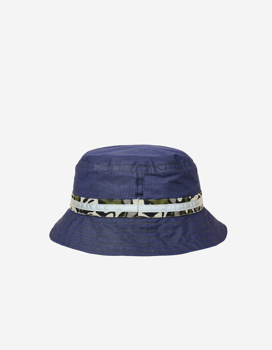 7396 Reversible Bucket Hat Black/Blue