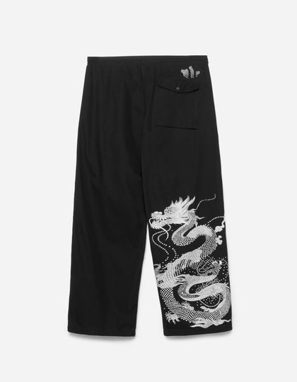 6127 Snodragon Loose Embroidered Snopants Black