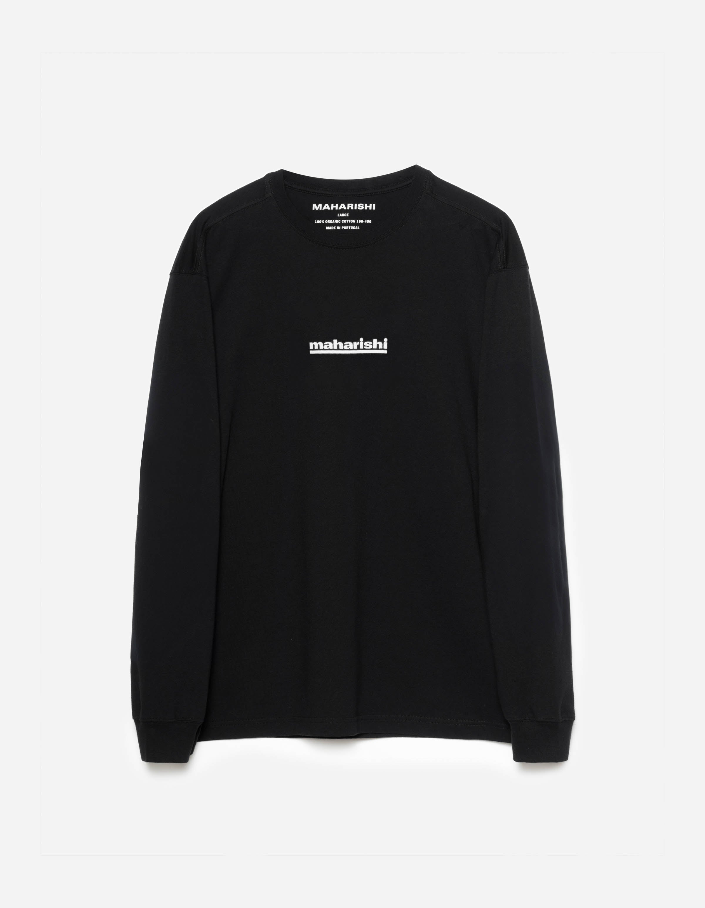 5245 Hemp Cross Oversized L/S T-Shirt Black – Maharishi