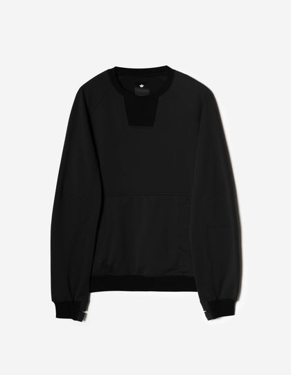 7202 Cordura Fleece Crew Sweat Black