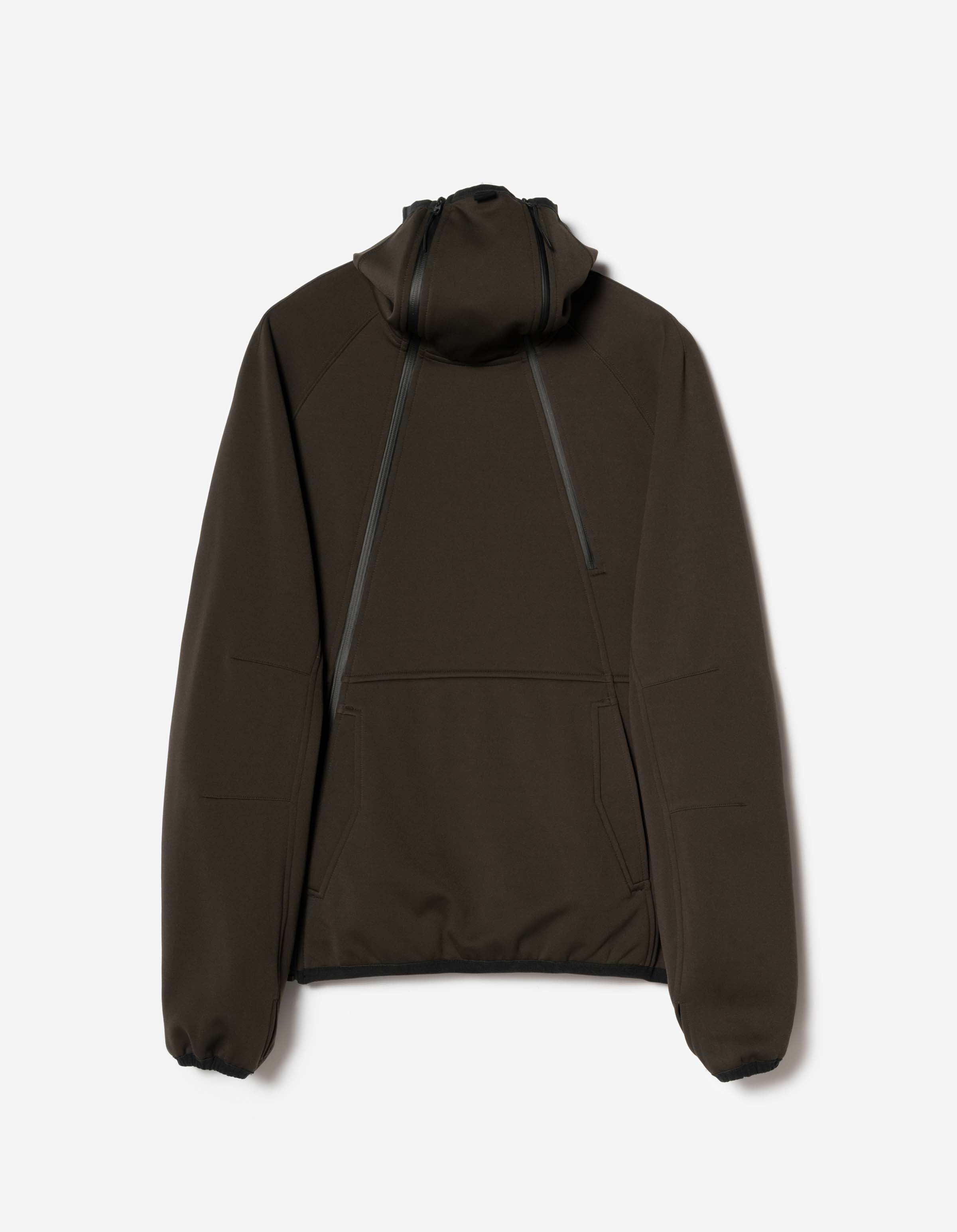 4622 Maharishi Organic Hooded Sweat Black