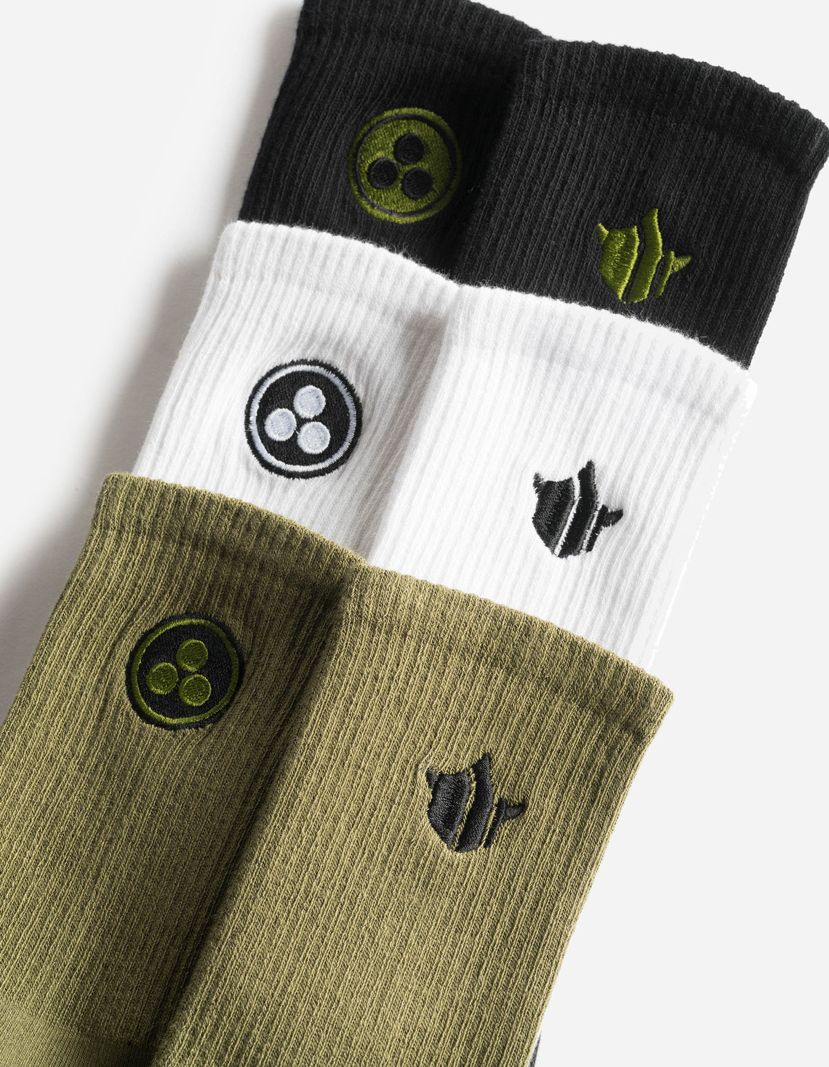7608 Pax Cultura Tabi Socks 3 Pack Multi