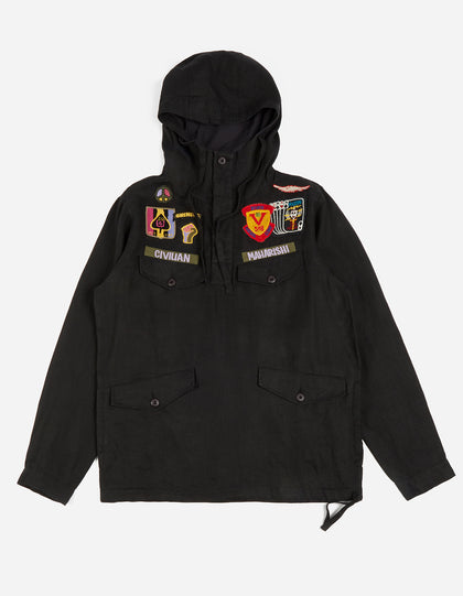 2018 Multi-Patch Utility Smock Black BLK-108F