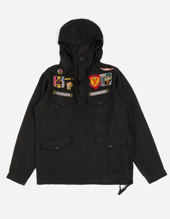 2018 Multi-Patch Utility Smock Black BLK-108F