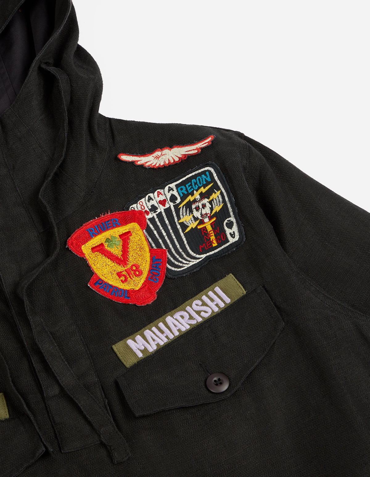2018 Multi-Patch Utility Smock Black BLK-108F
