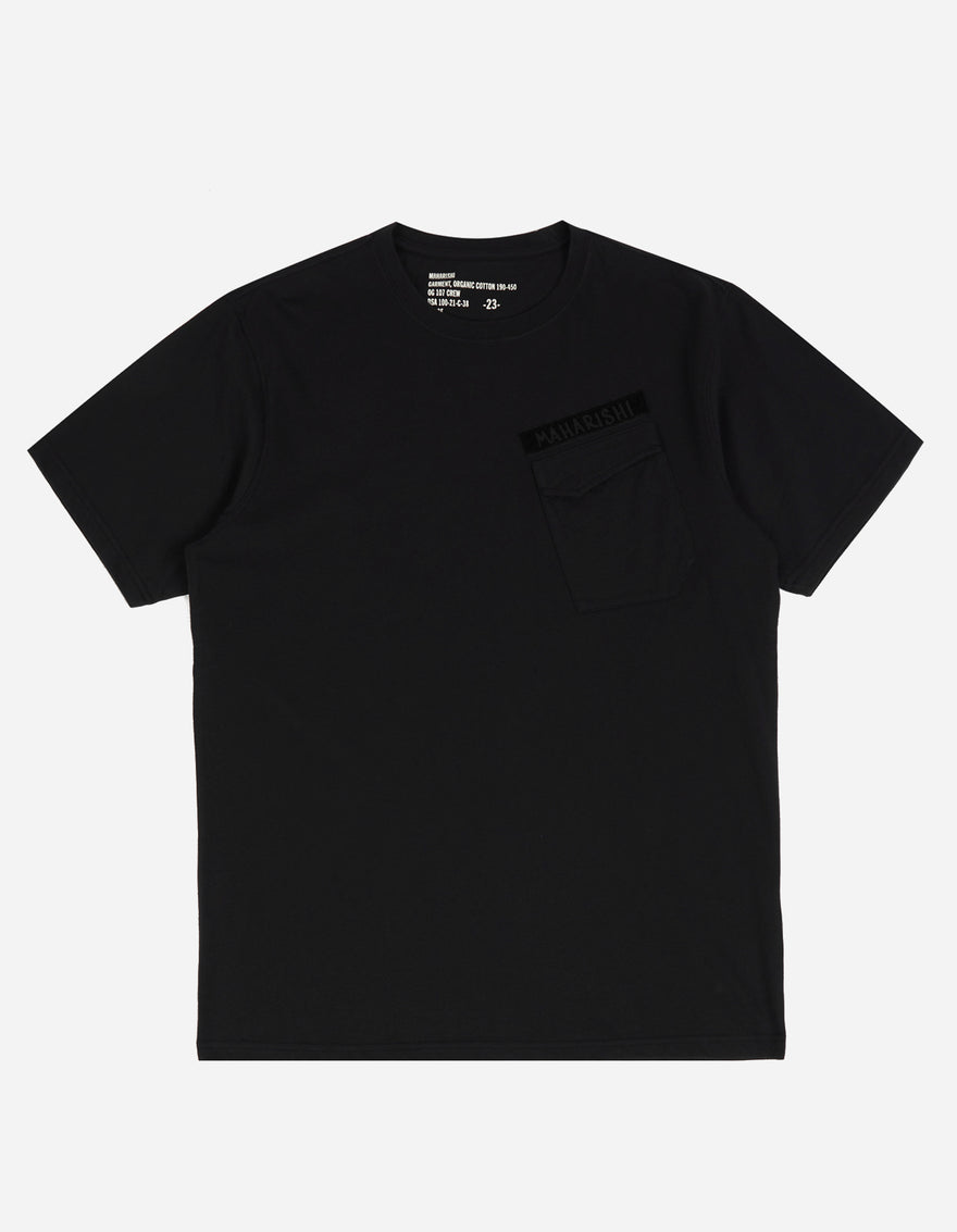 2126 Maharishi Pocket T-Shirt Black