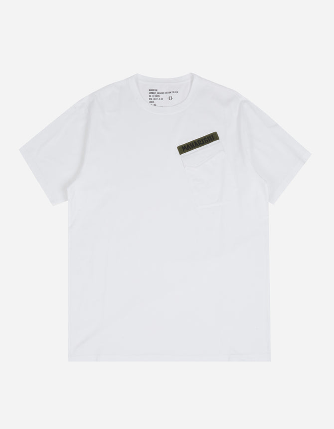 2126 Maharishi Pocket T-Shirt White