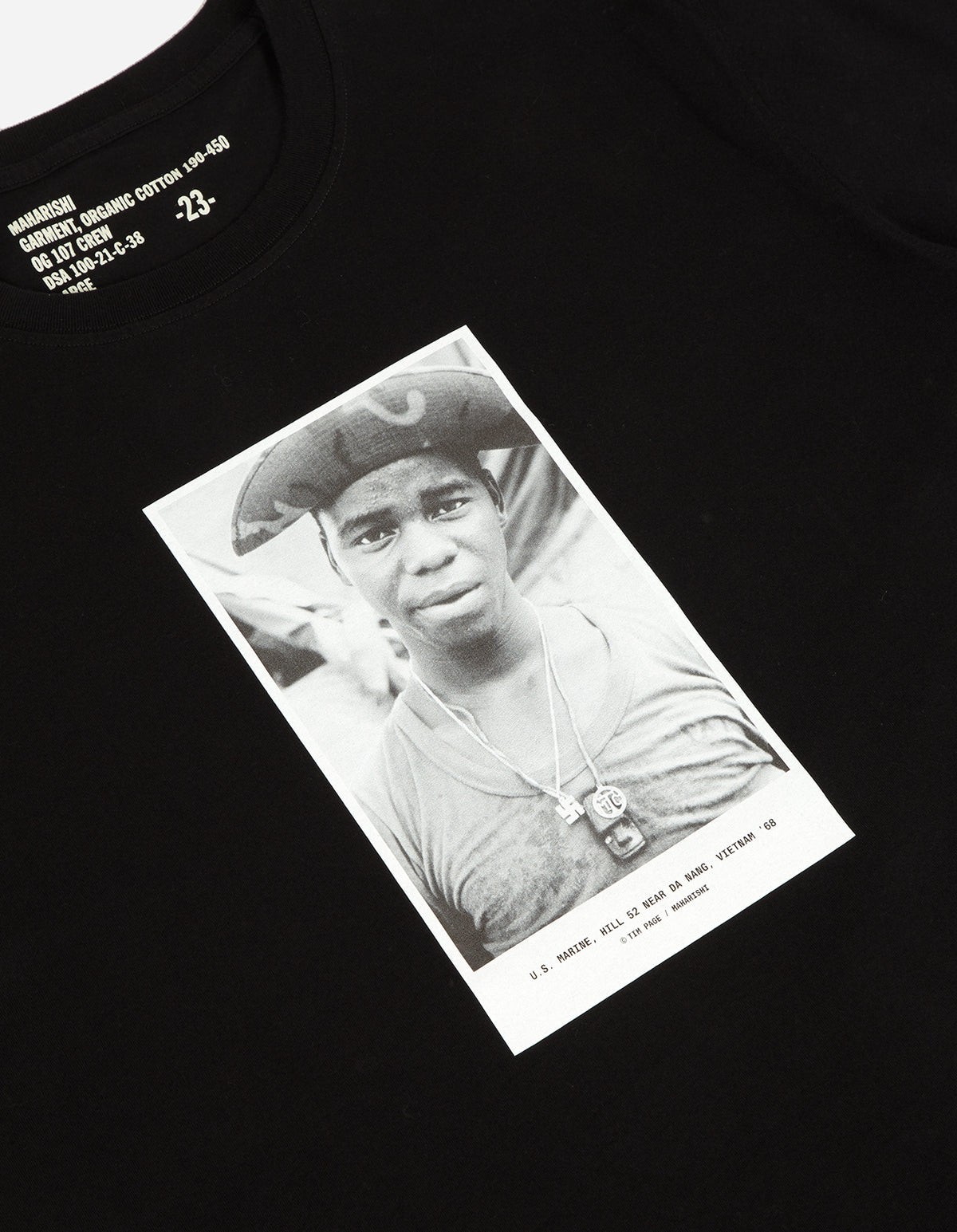 9315 Vietnam68 Tim Page T-Shirt Black