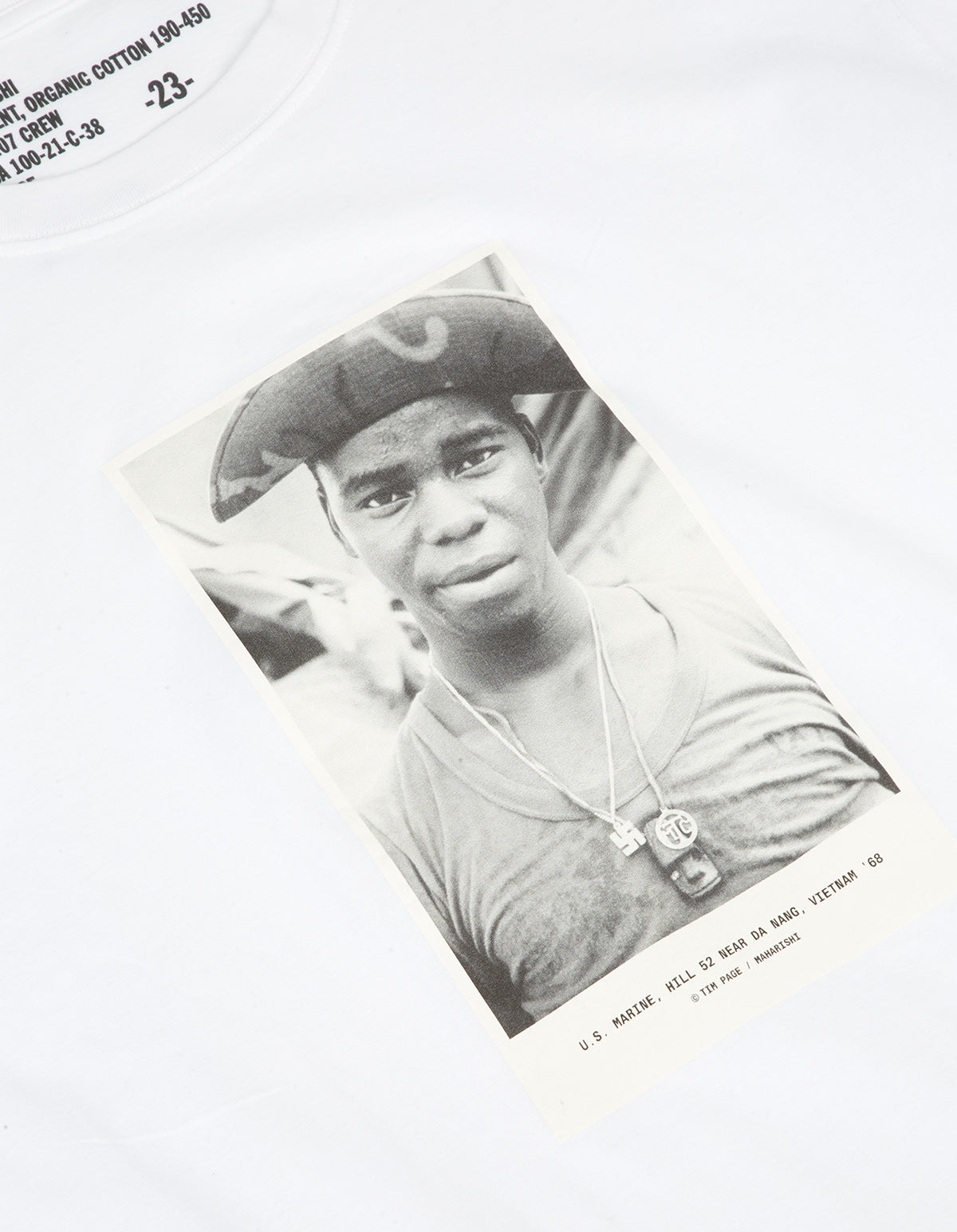 9315 Vietnam68 Tim Page T-Shirt White