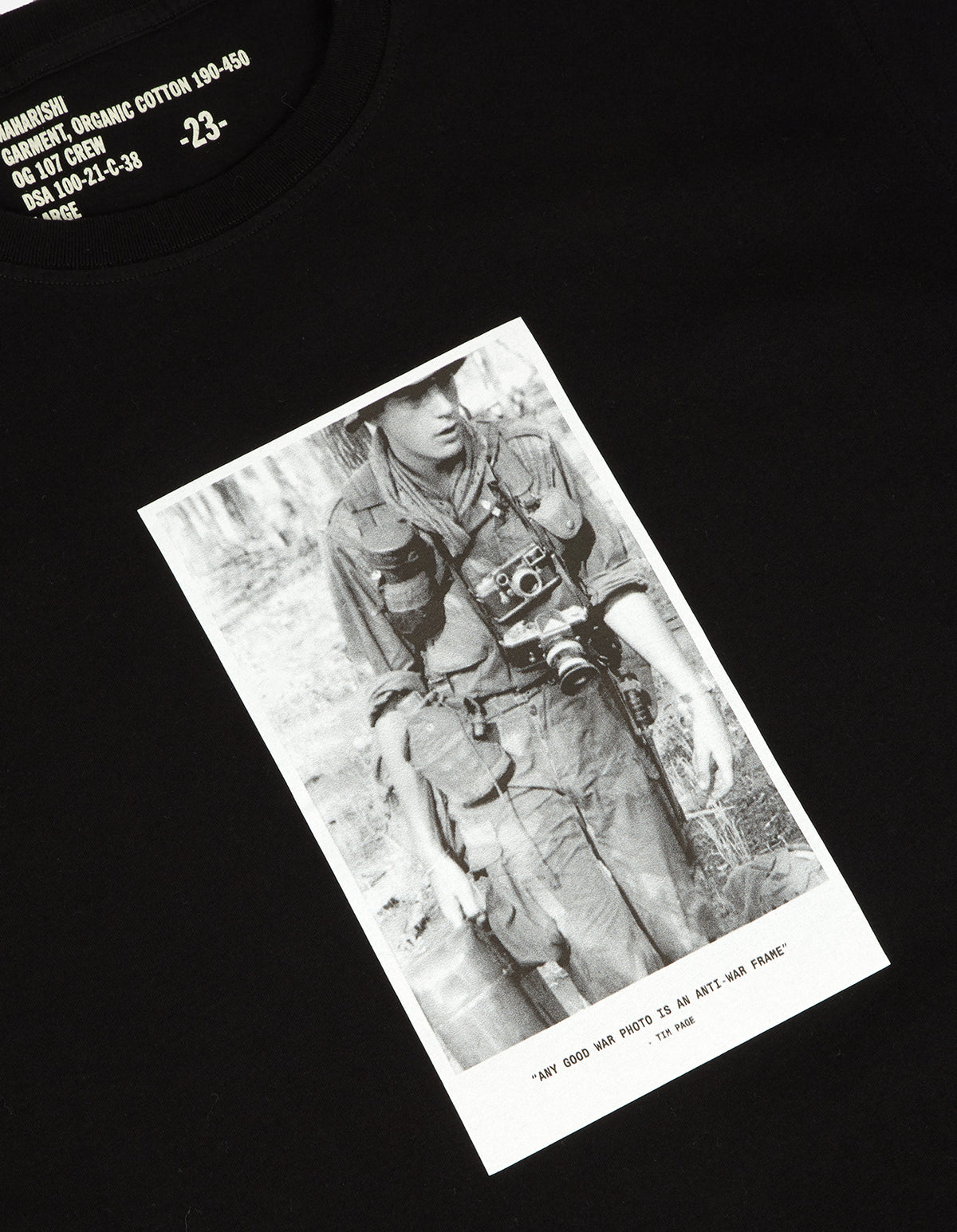 9319 Tim Page ARVN T-Shirt Black