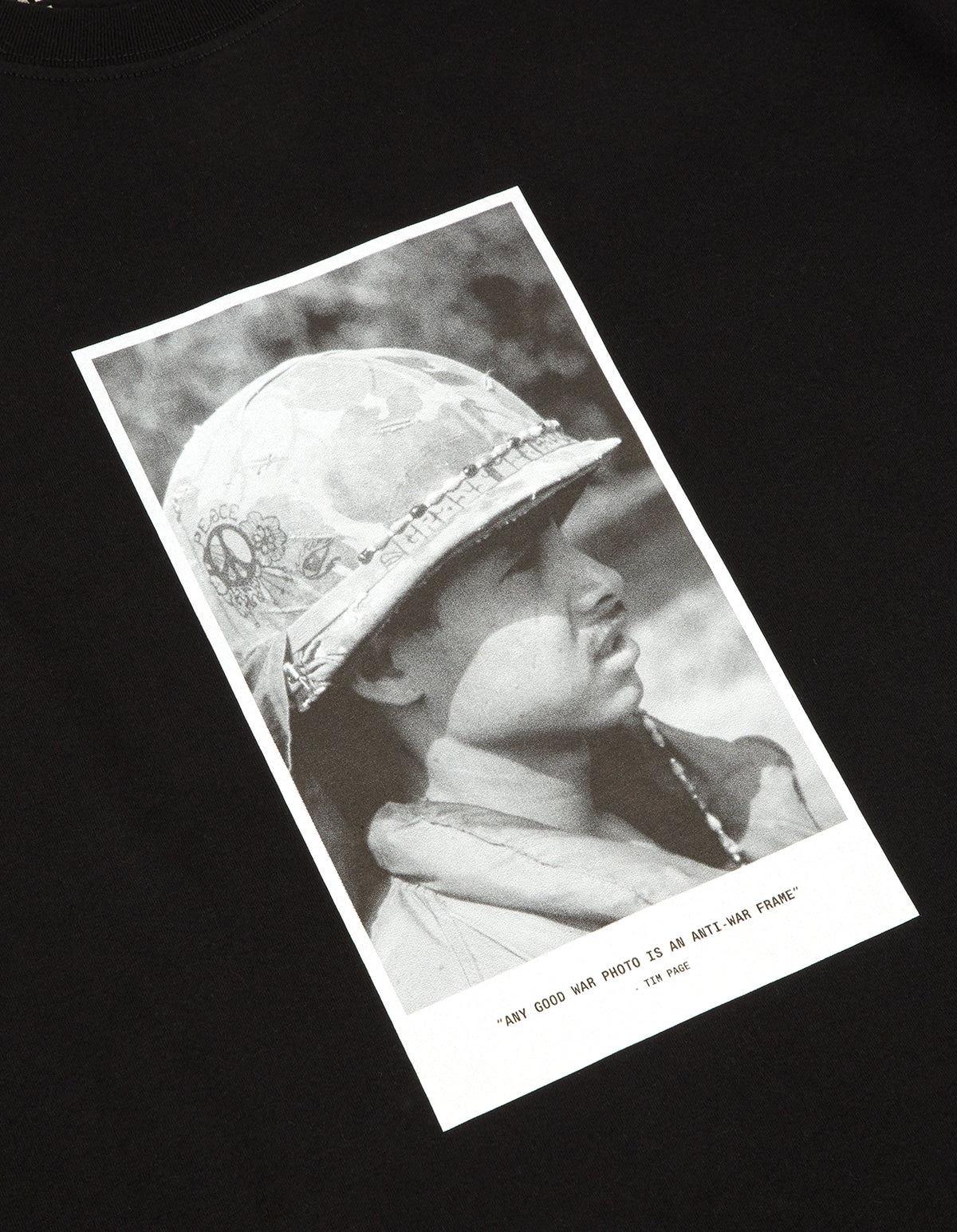 9407 Grass is a Gas Tim Page T-Shirt Black