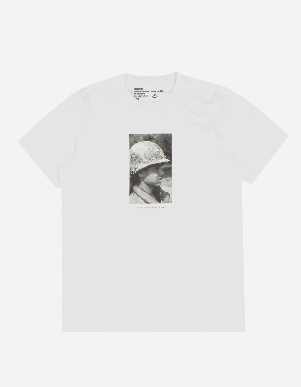 9407 Grass is a Gas Tim Page T-Shirt White