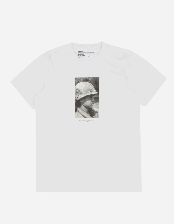 9407 Grass is a Gas Tim Page T-Shirt White