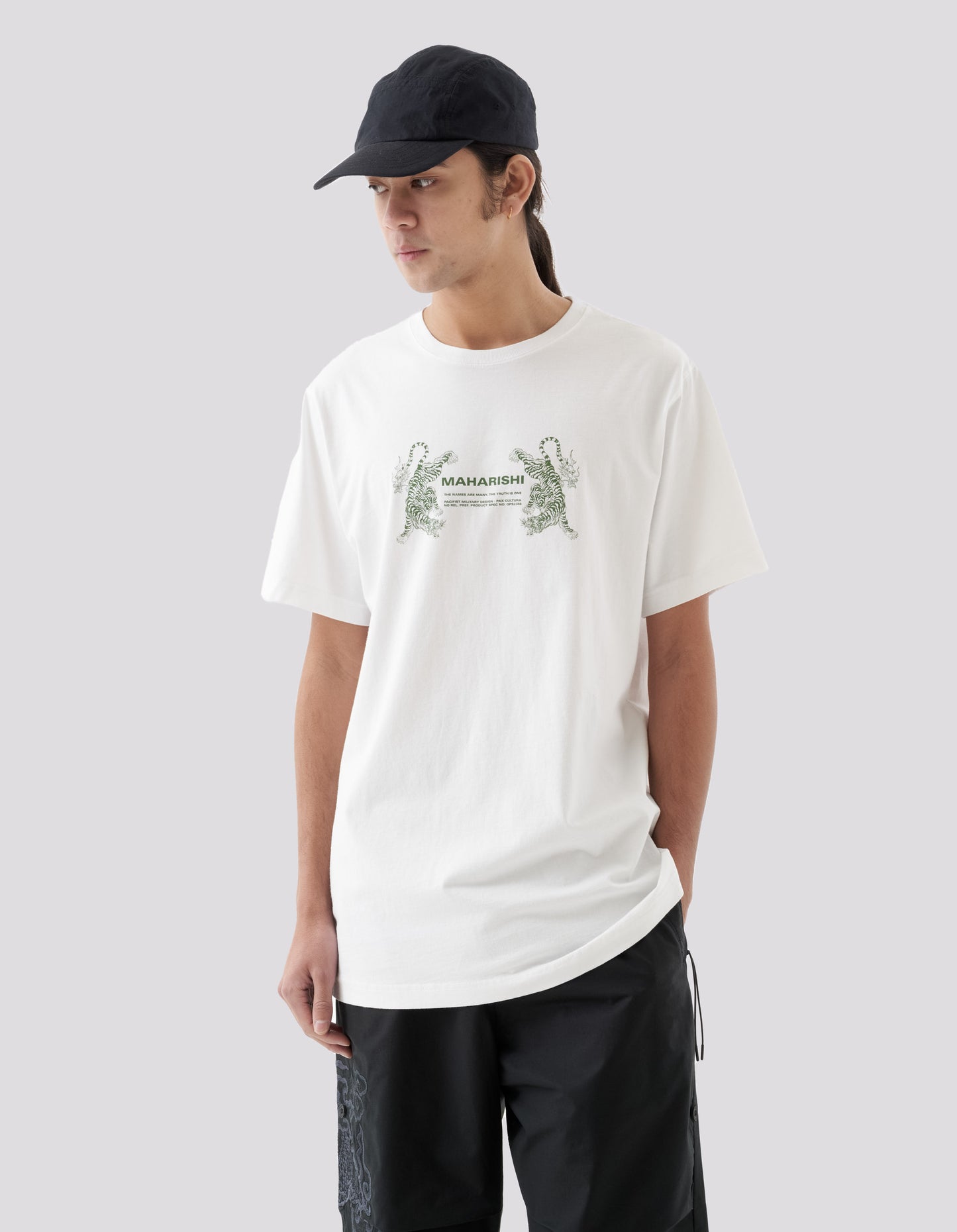 1305 Double Tigers MILTYPE T-Shirt White