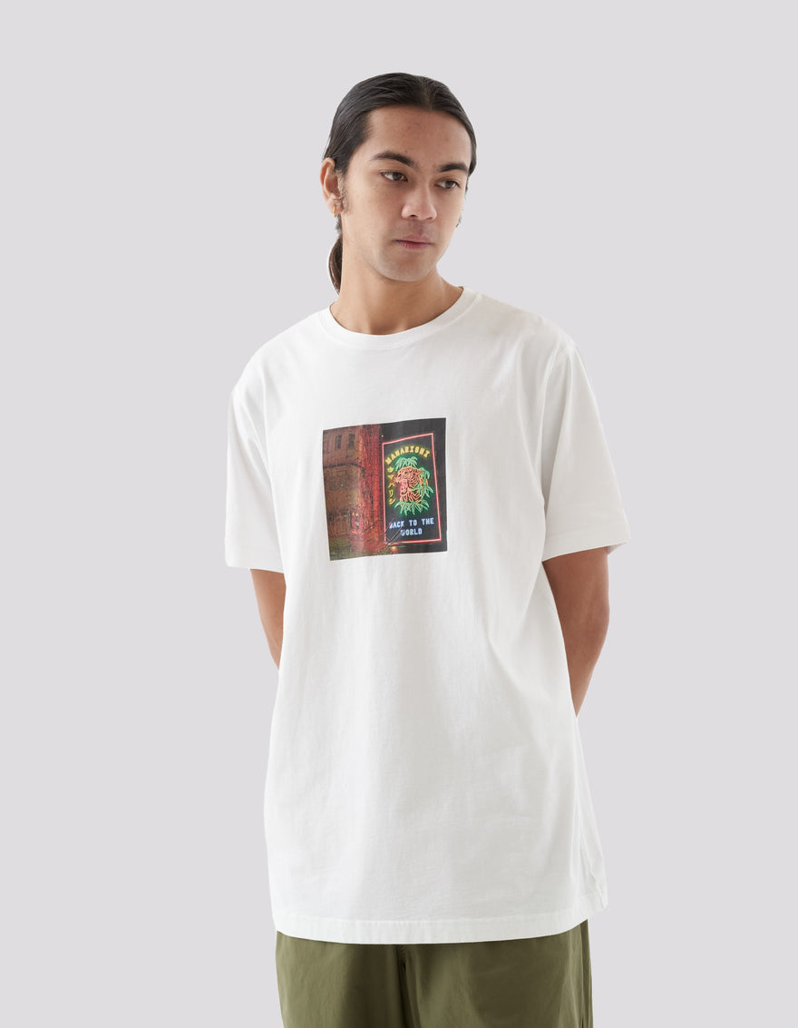 1281 Neon Tiger T-Shirt White