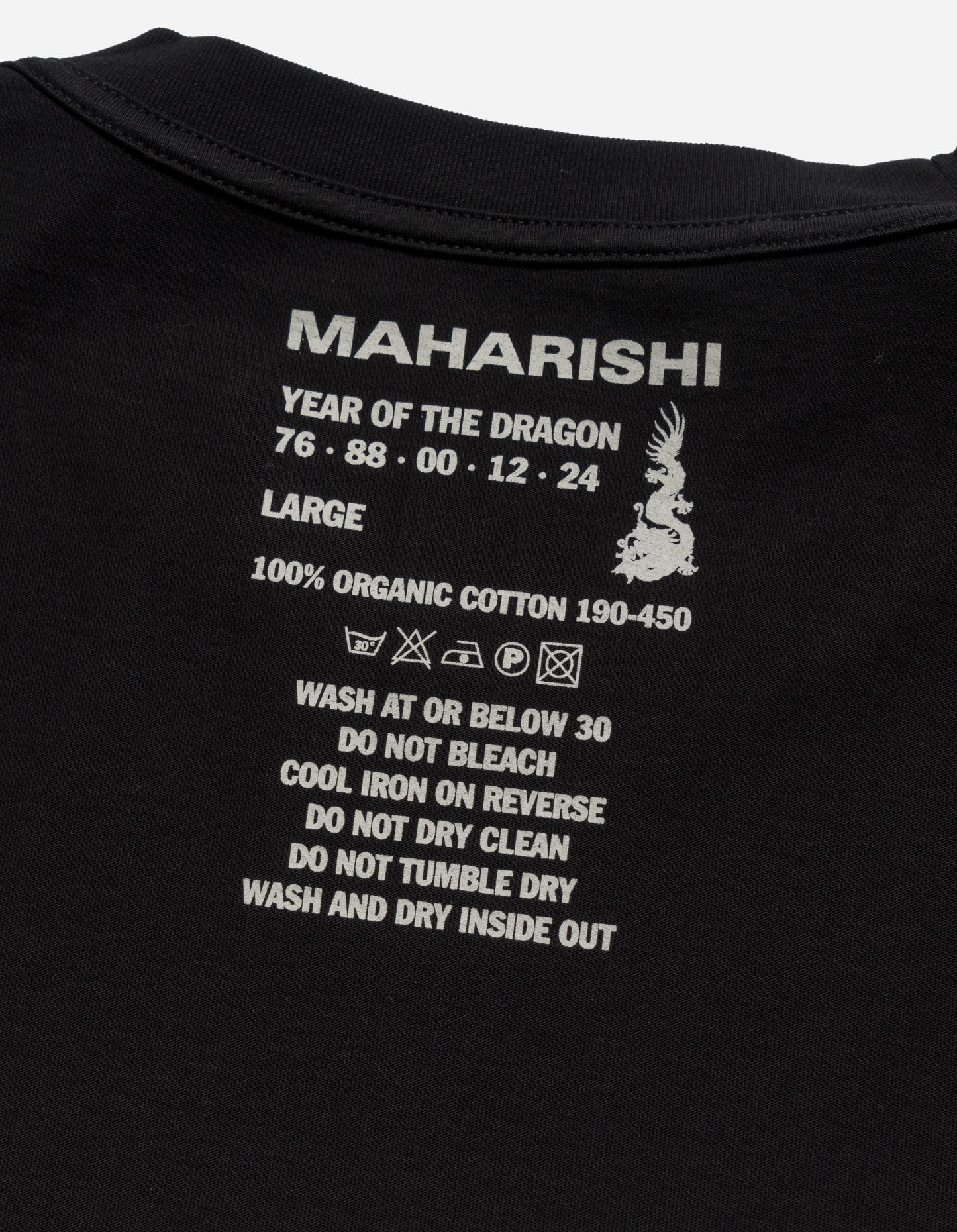 1265 Maharishi Cloud Temple T-Shirt Black