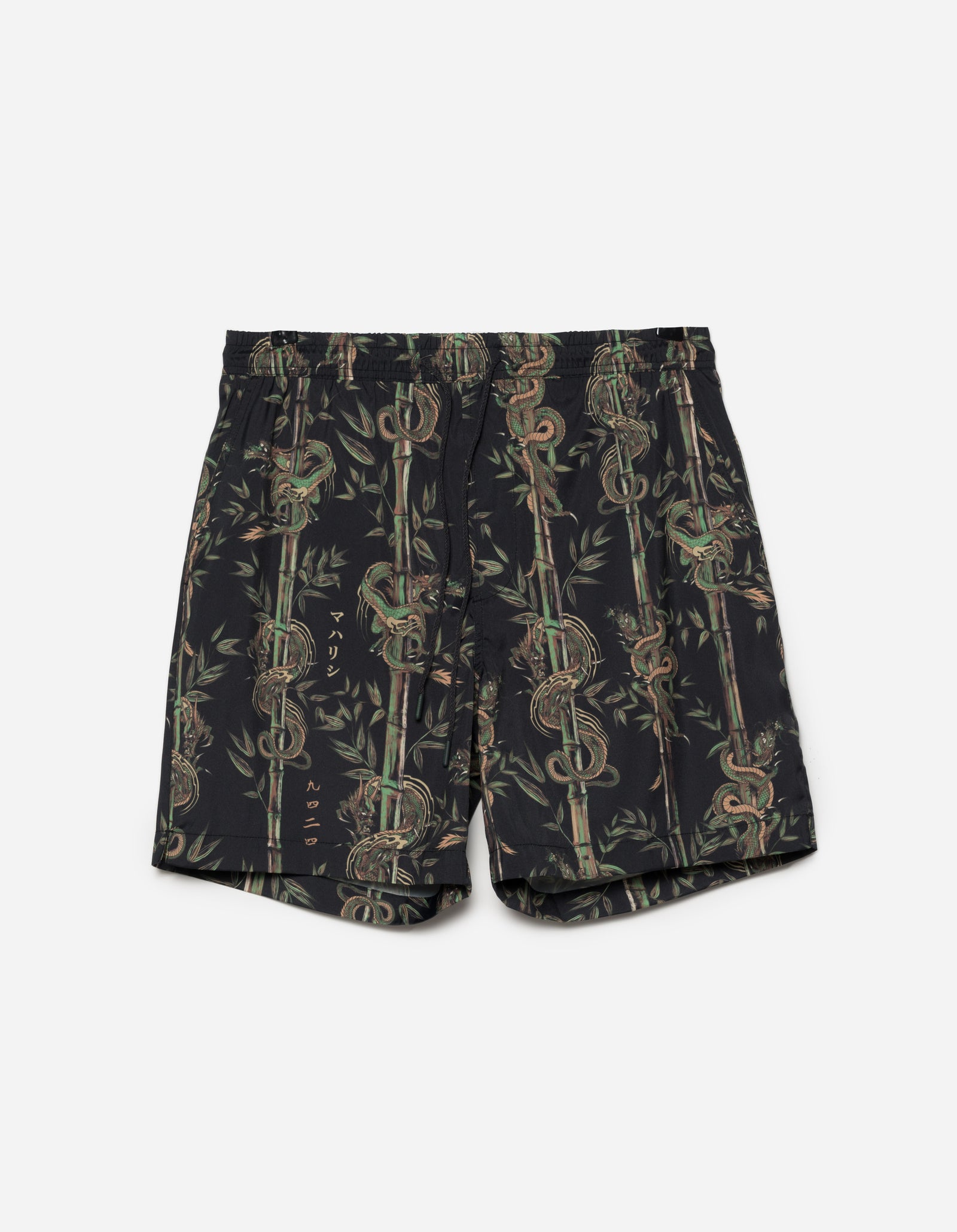 1272 Dragon Bamboo Swim Shorts Black