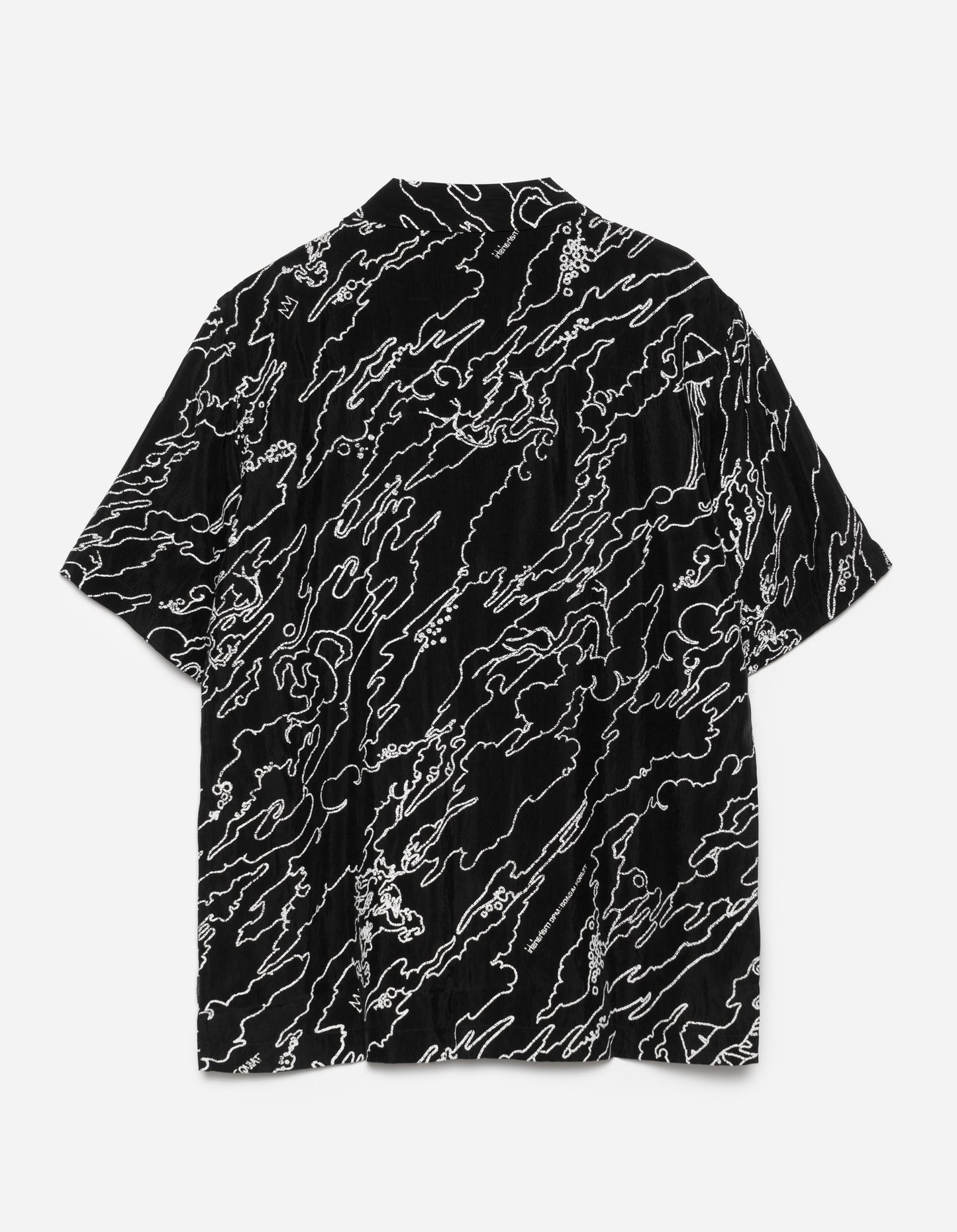 1312 Maha Basquiat Camo Shirt Black