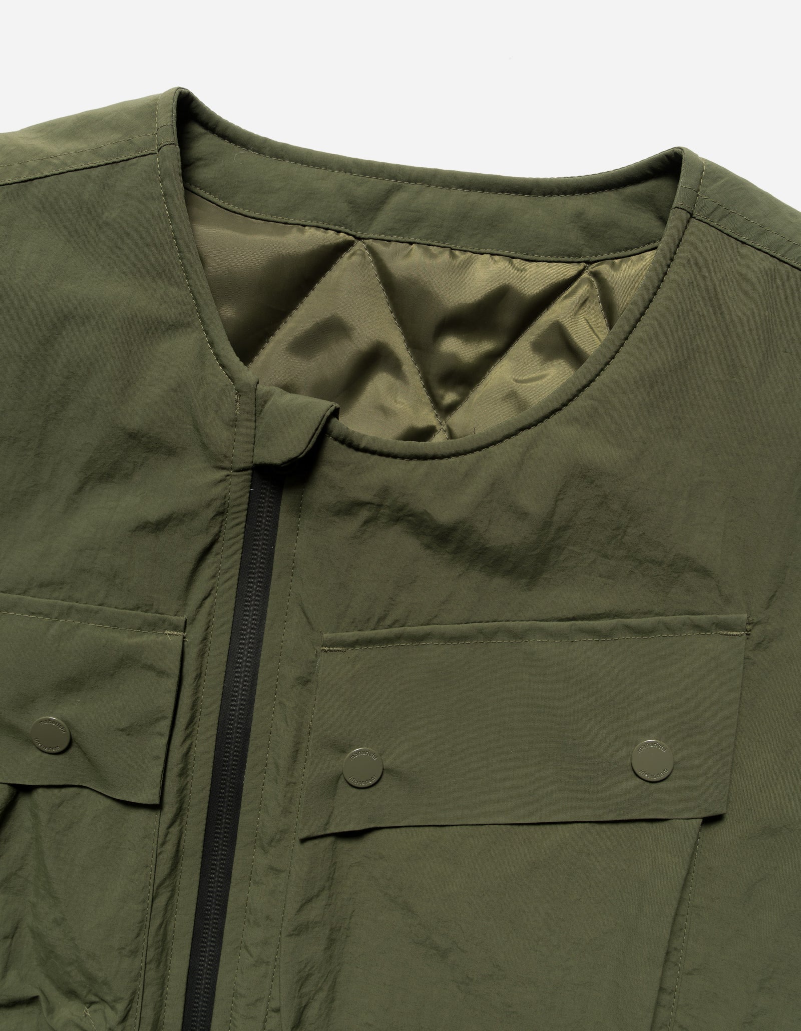 5038 Veg Dyed Tech Cargo Vest Olive