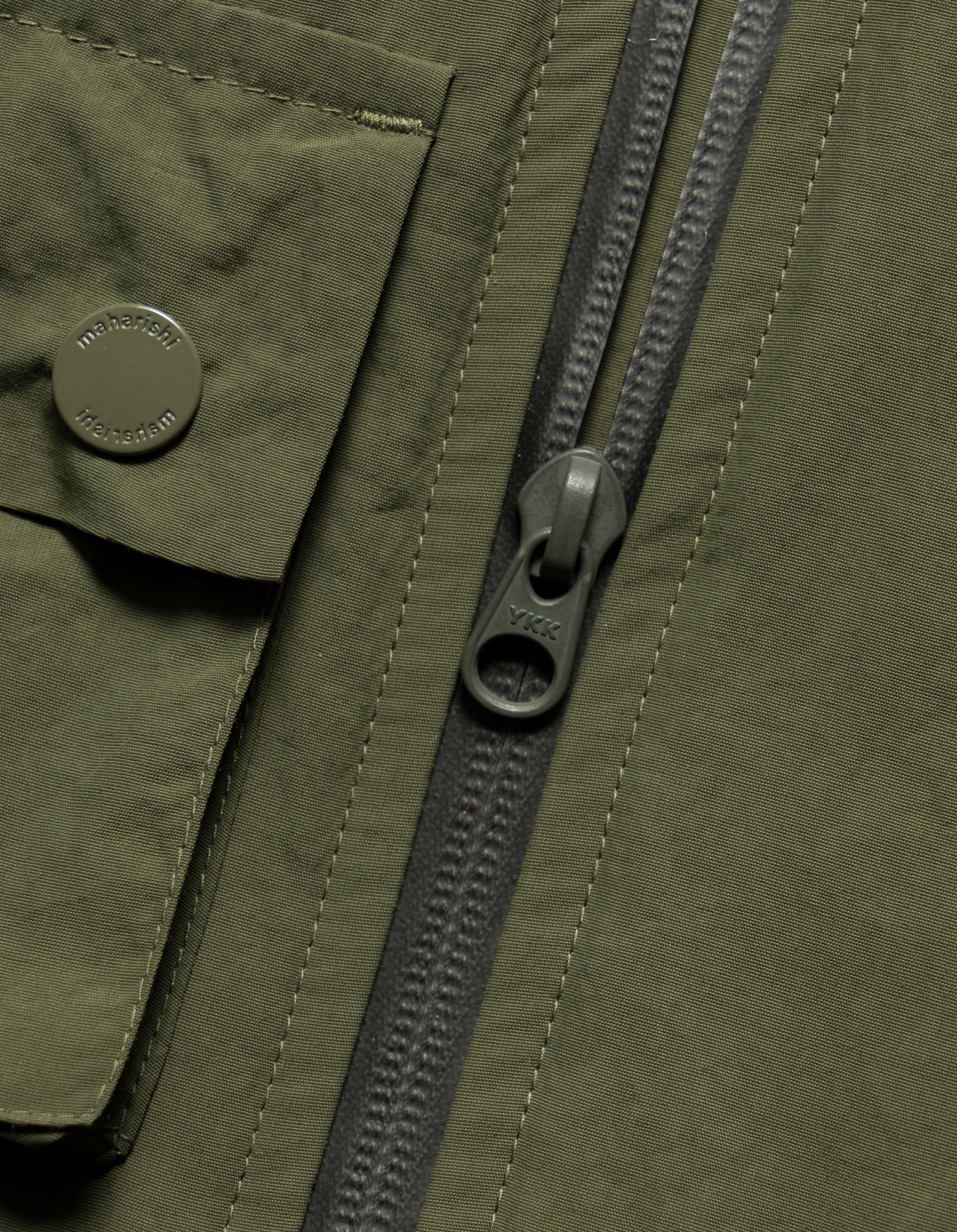 5038 Veg Dyed Tech Cargo Vest Olive
