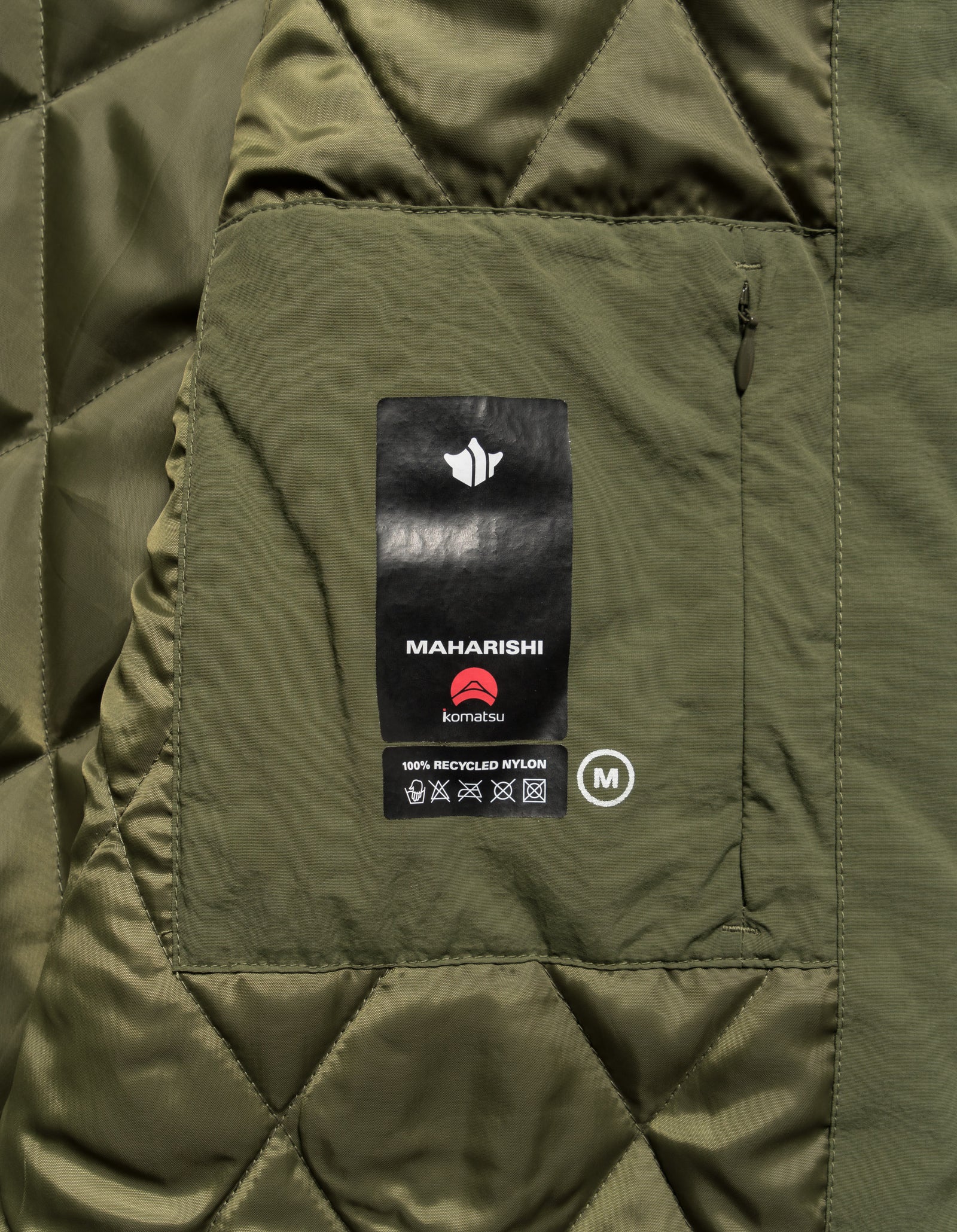 5038 Veg Dyed Tech Cargo Vest Olive