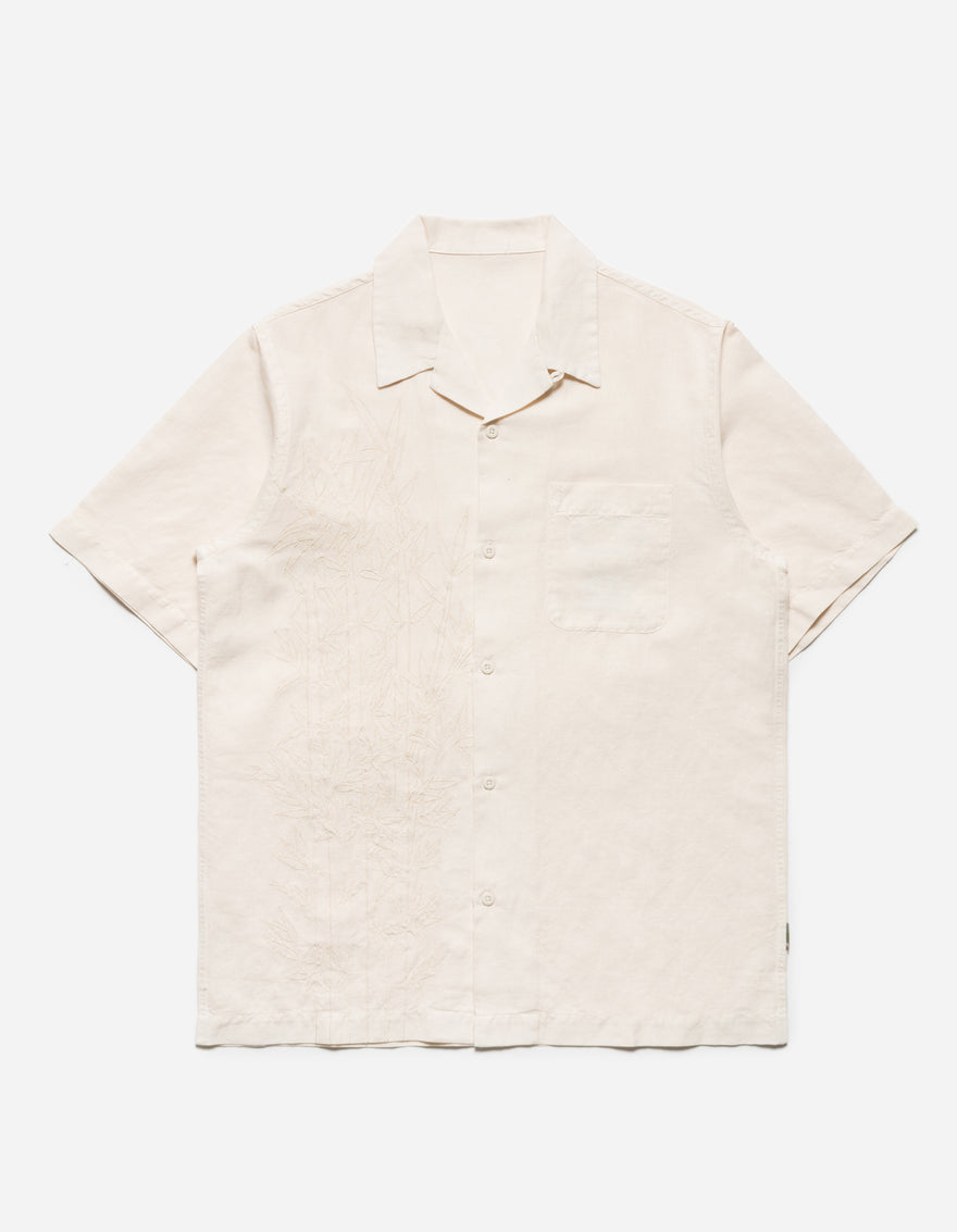 5078 Dragon Bamboo Hemp Shirt Ecru