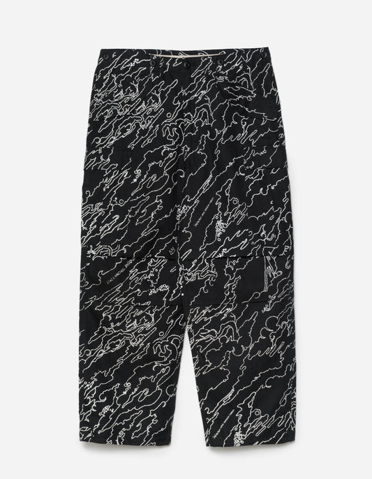 5136 Maha Basquiat M65 Cargo Pants Black