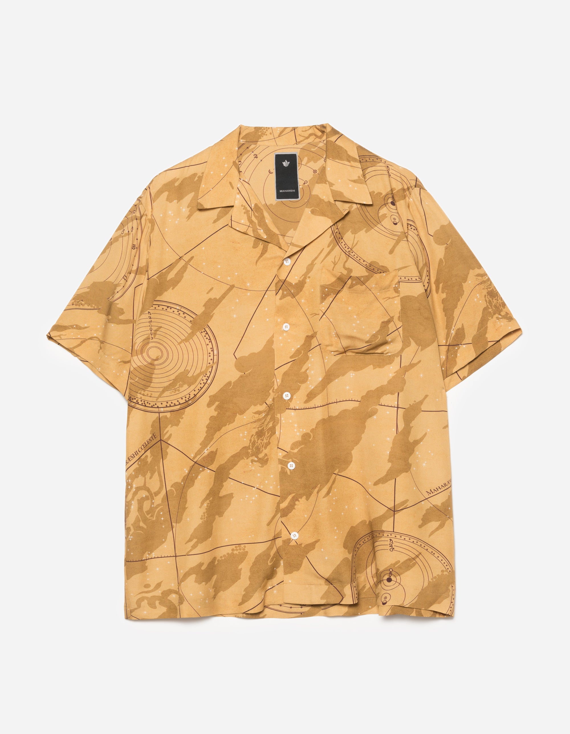 1455 Celeste Camp Collar Shirt Parchment